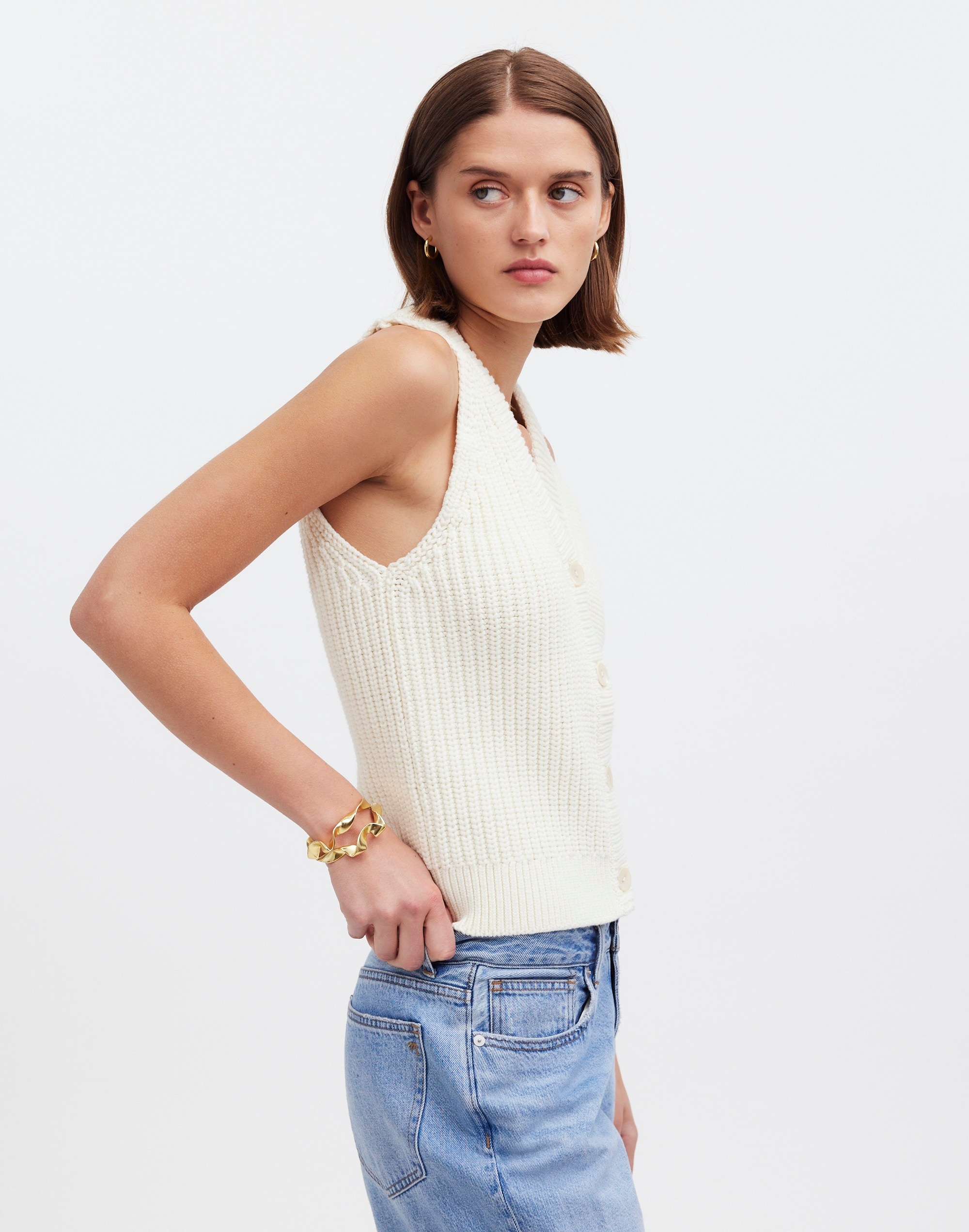 Cutaway Sweater Vest | Madewell