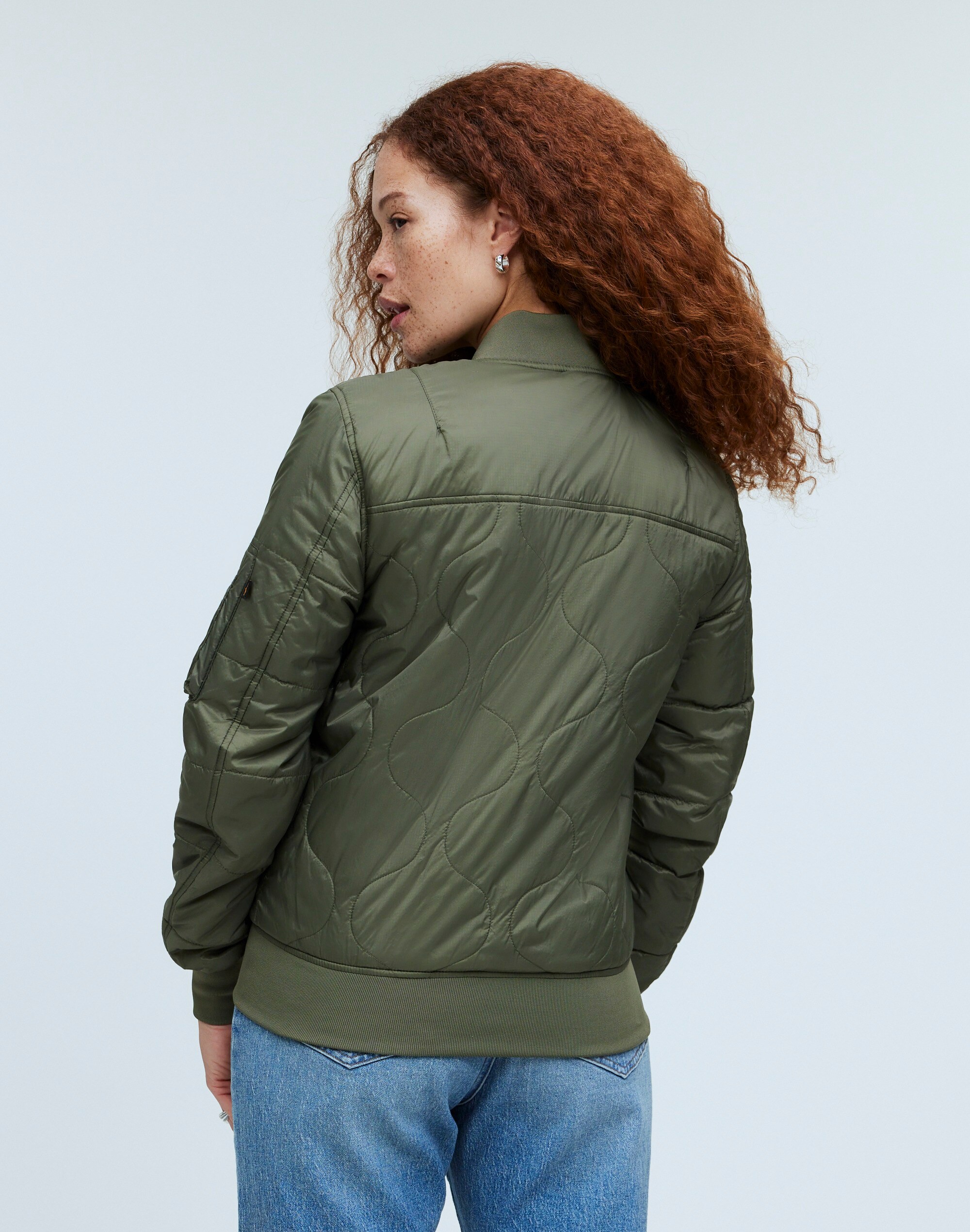 Alpha Industries L-2B Quilted Flight Jacket | Madewell