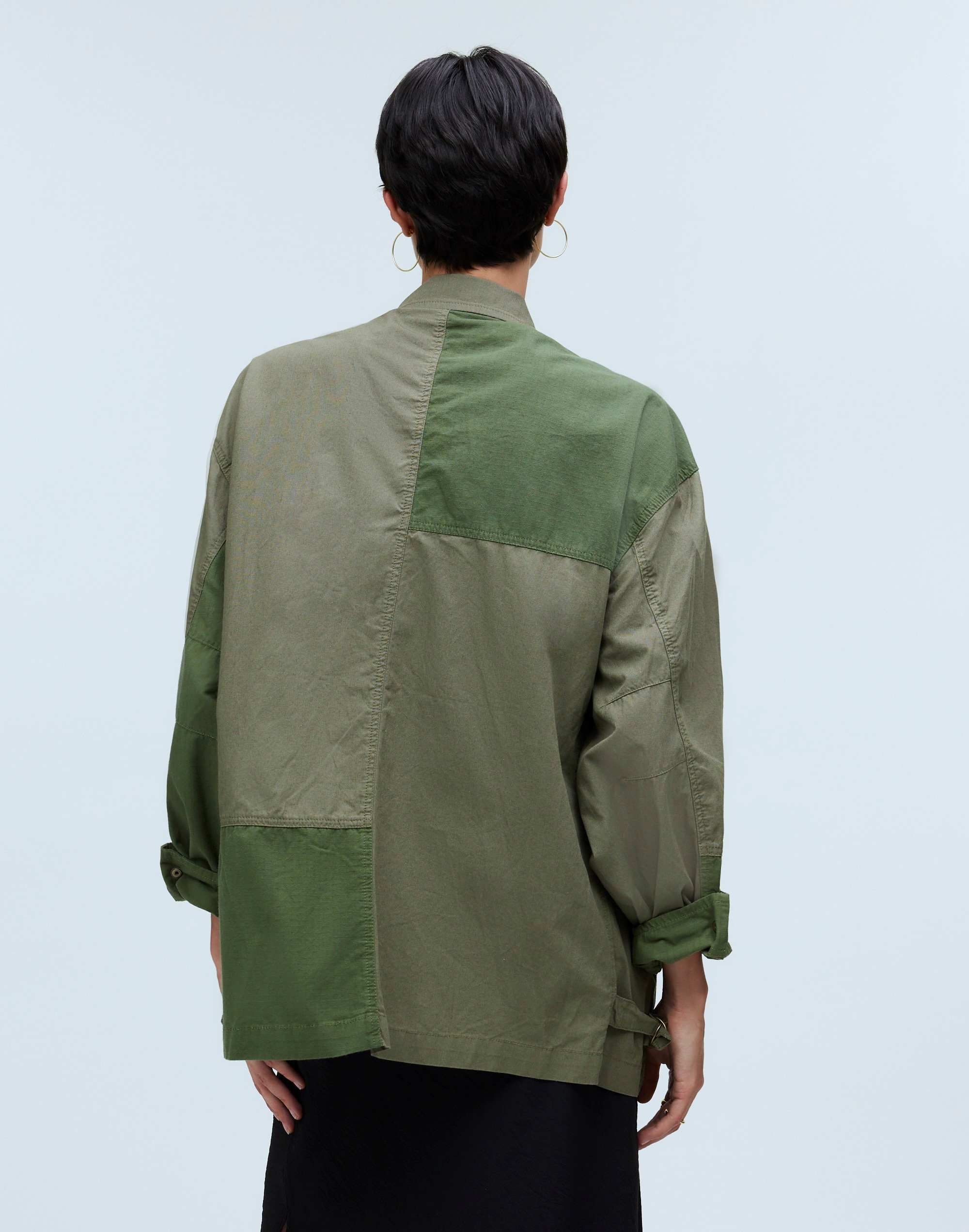 Alpha Industries Mixed-Media Shirt Jacket