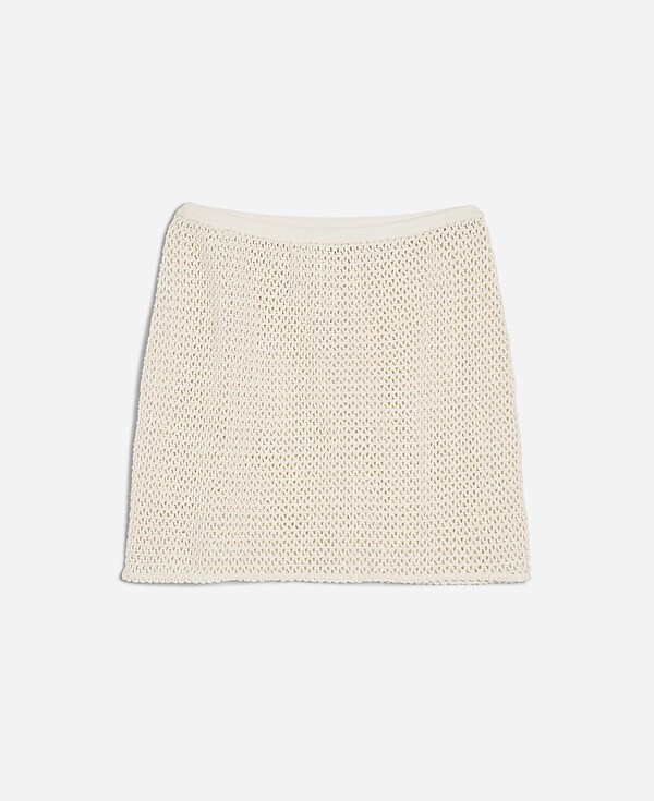 Crochet Cover-Up Mini Skirt