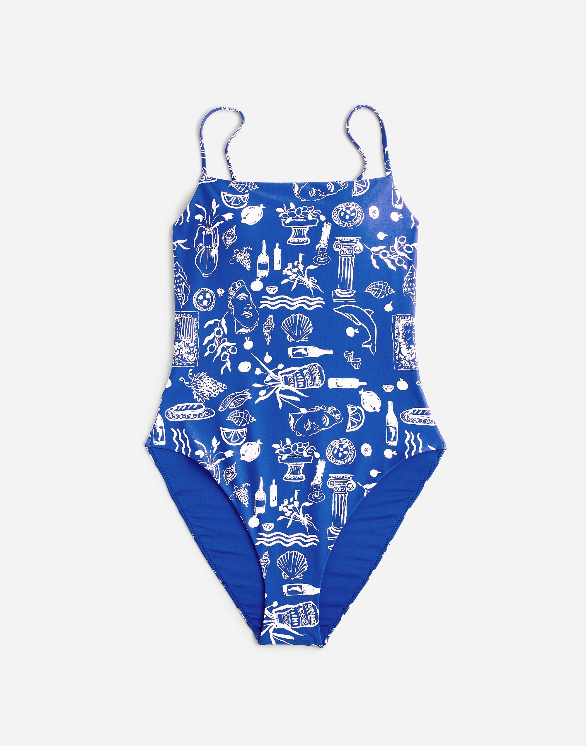 Madewell x Lisa Says Gah! Square-Neck One-Piece Swimsuit