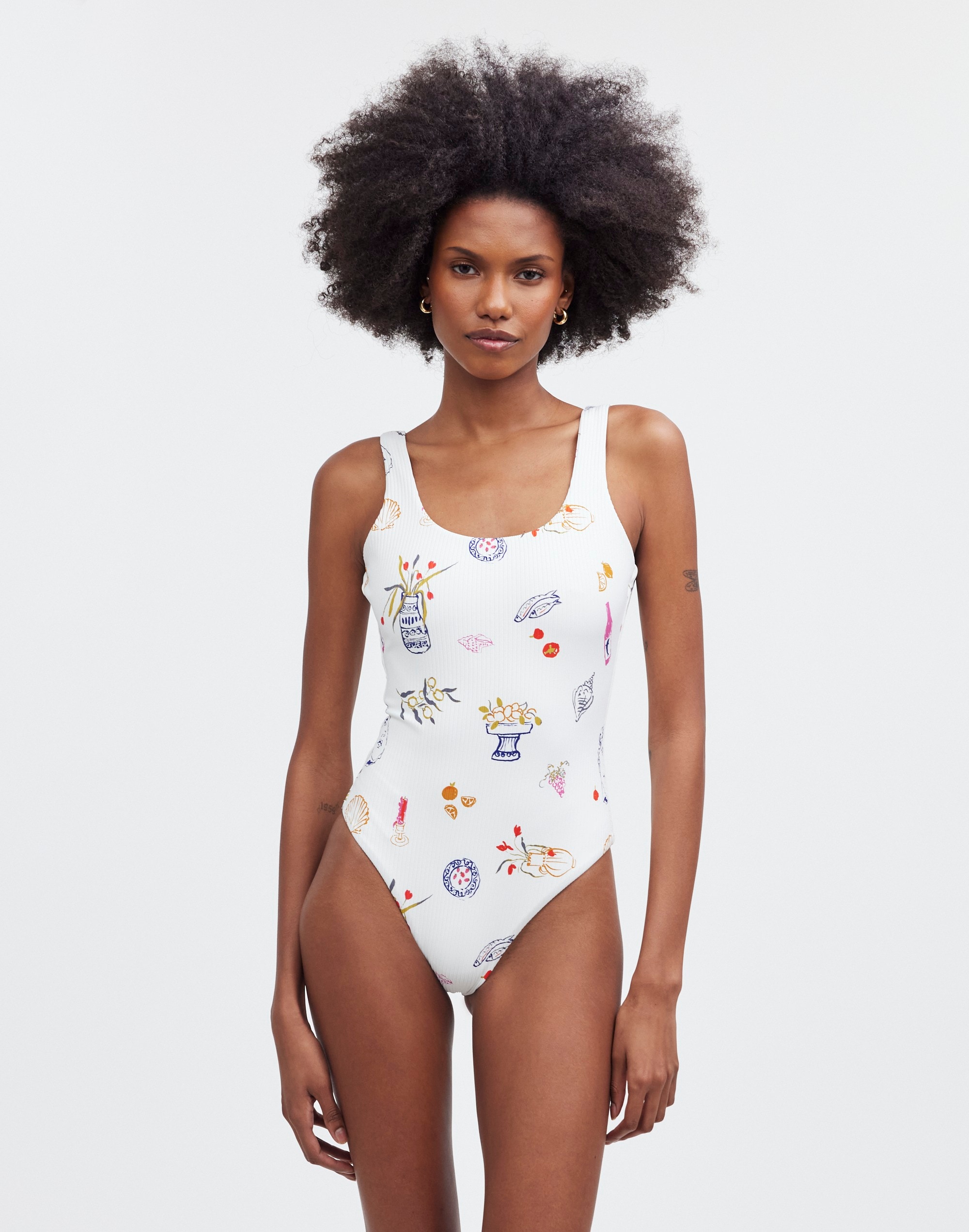 Madewell x Lisa Says Gah! Scoop-Neck One-Piece Swimsuit