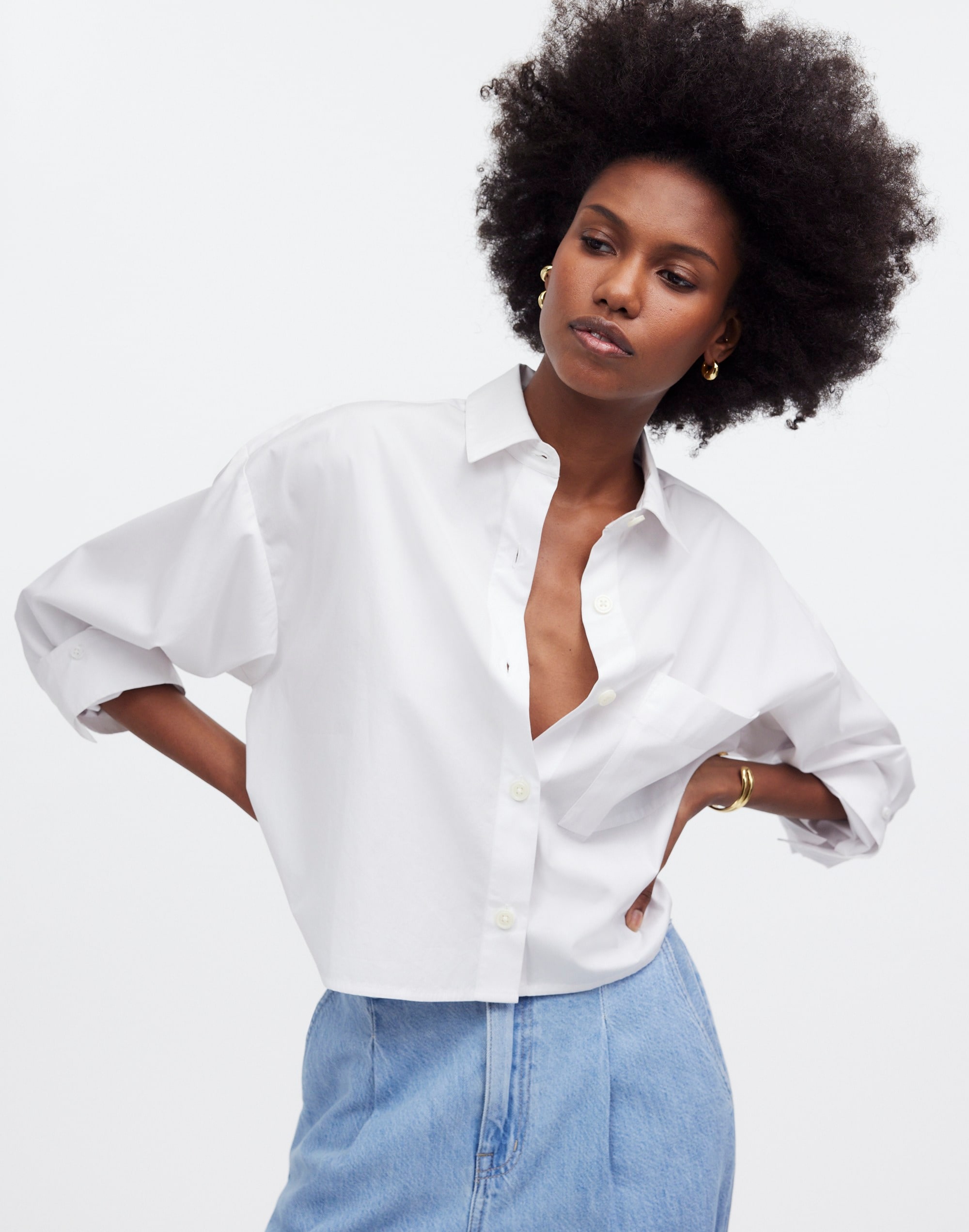 Straight-Hem Shirt | Madewell