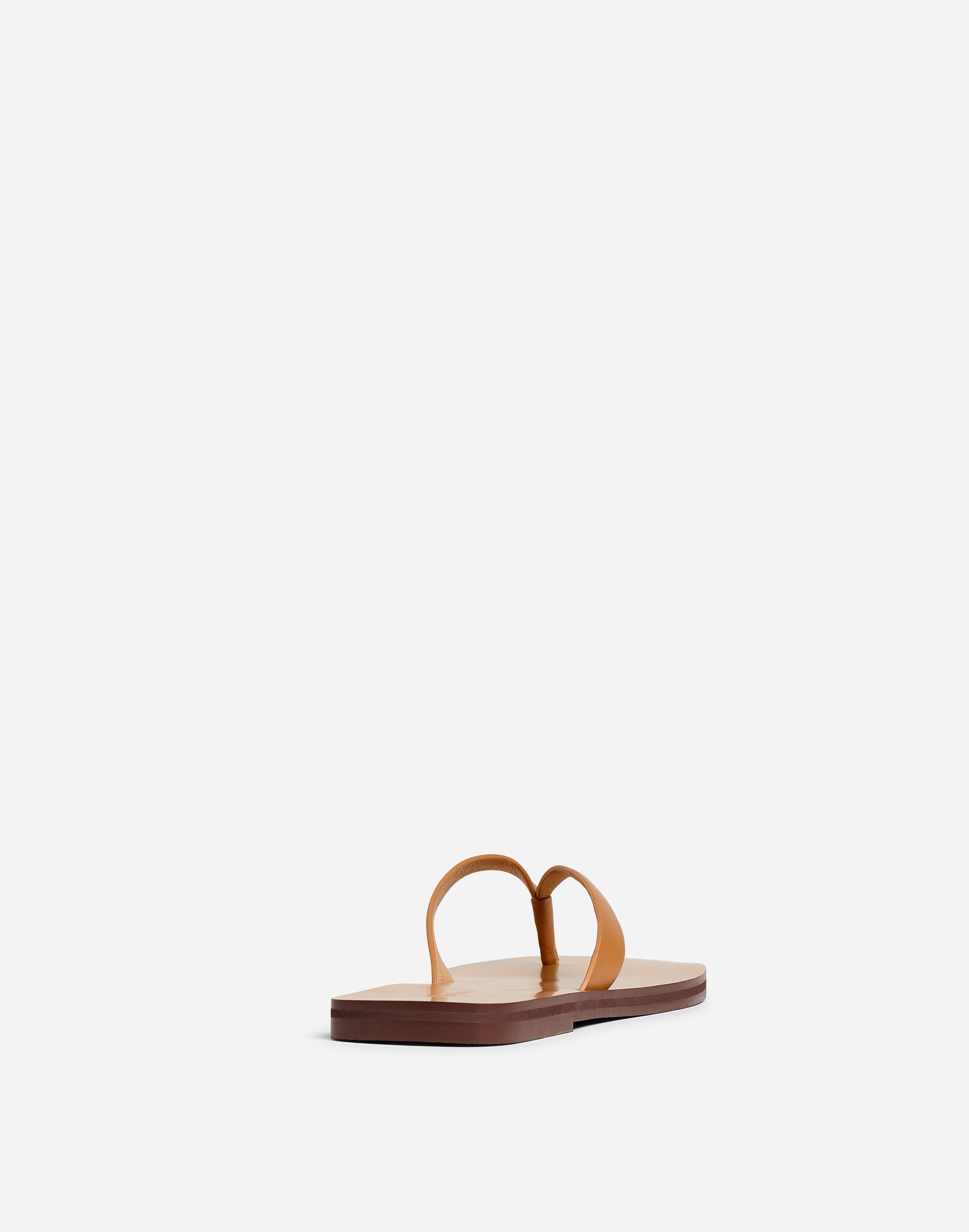 The Gabi Thong Slide Sandal Shiny Leather