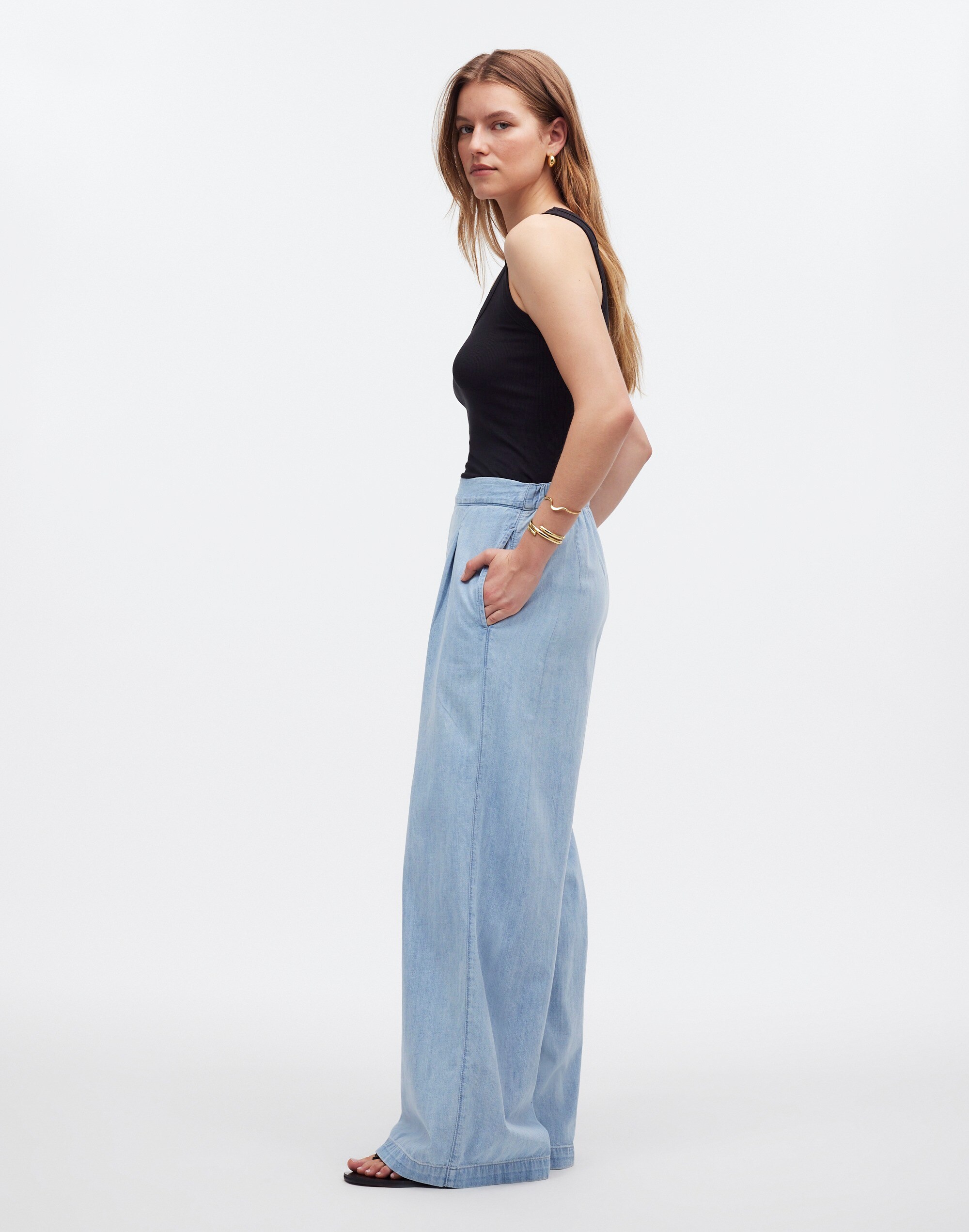 Pull-On Straight Jeans in Dorset Wash | Madewell