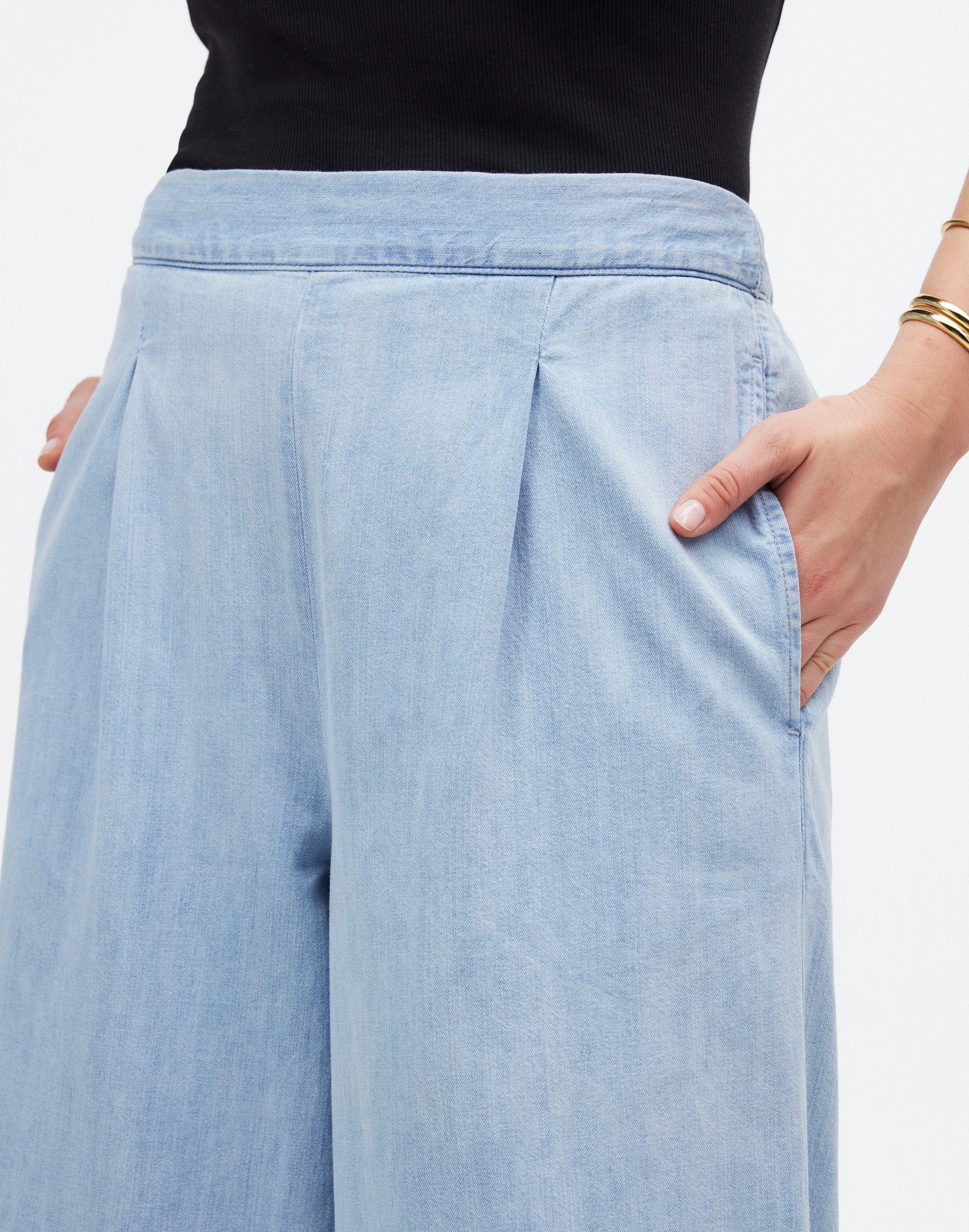 Pull-On Straight Jeans in Dorset Wash | Madewell