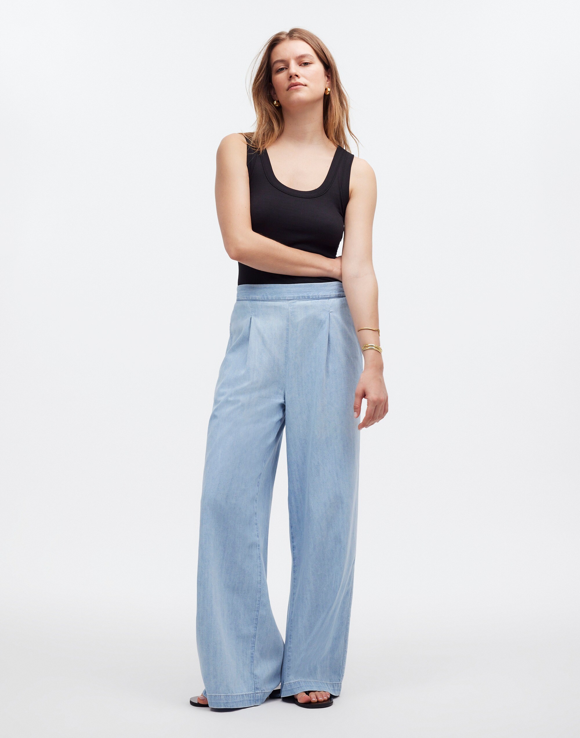 Pull-On Straight Jeans Dorset Wash | Madewell