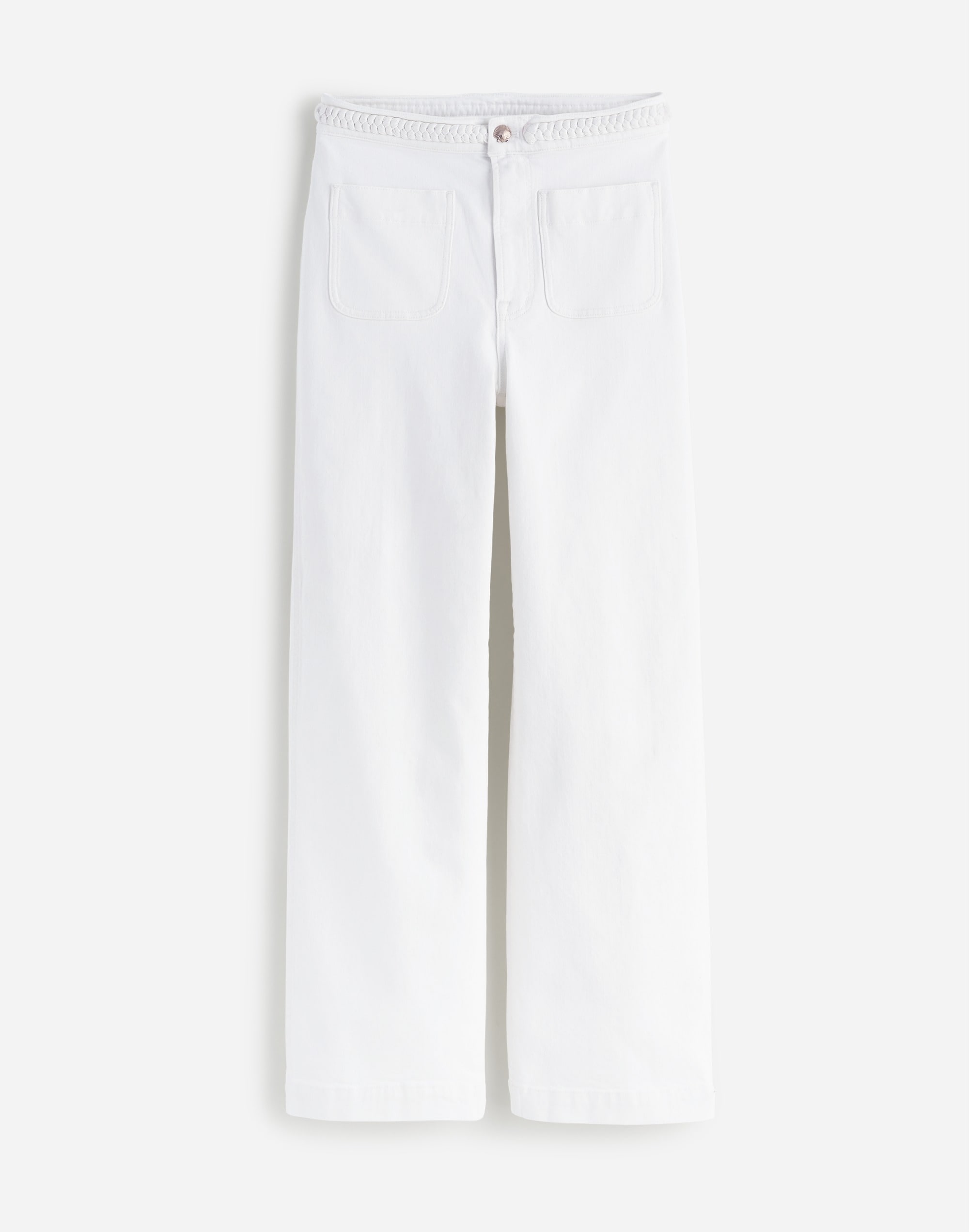 Madewell x Lisa Says Gah! The Perfect Vintage Wide-Leg Crop Jean Eyelet White