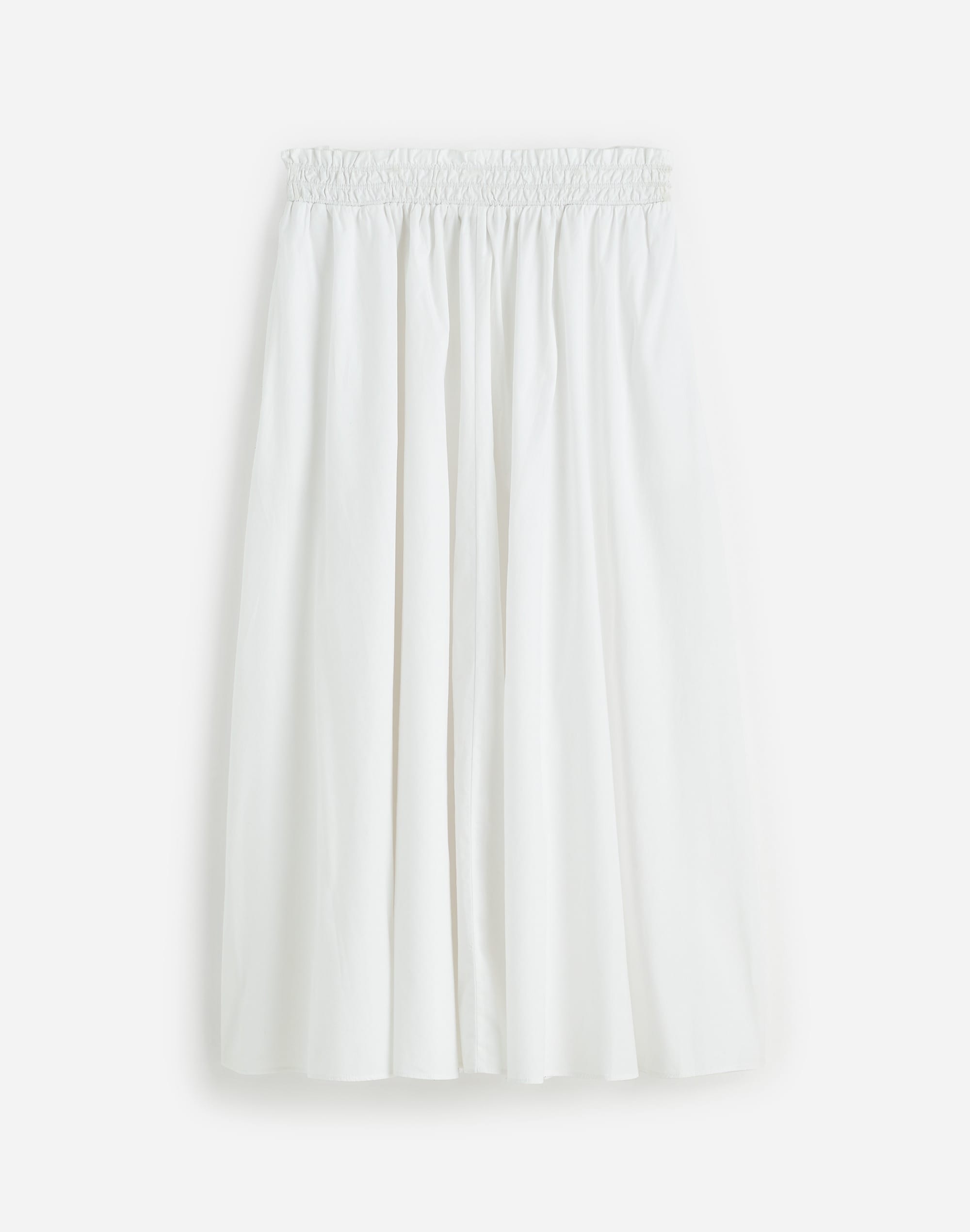 Pull-On Paperbag Midi Skirt