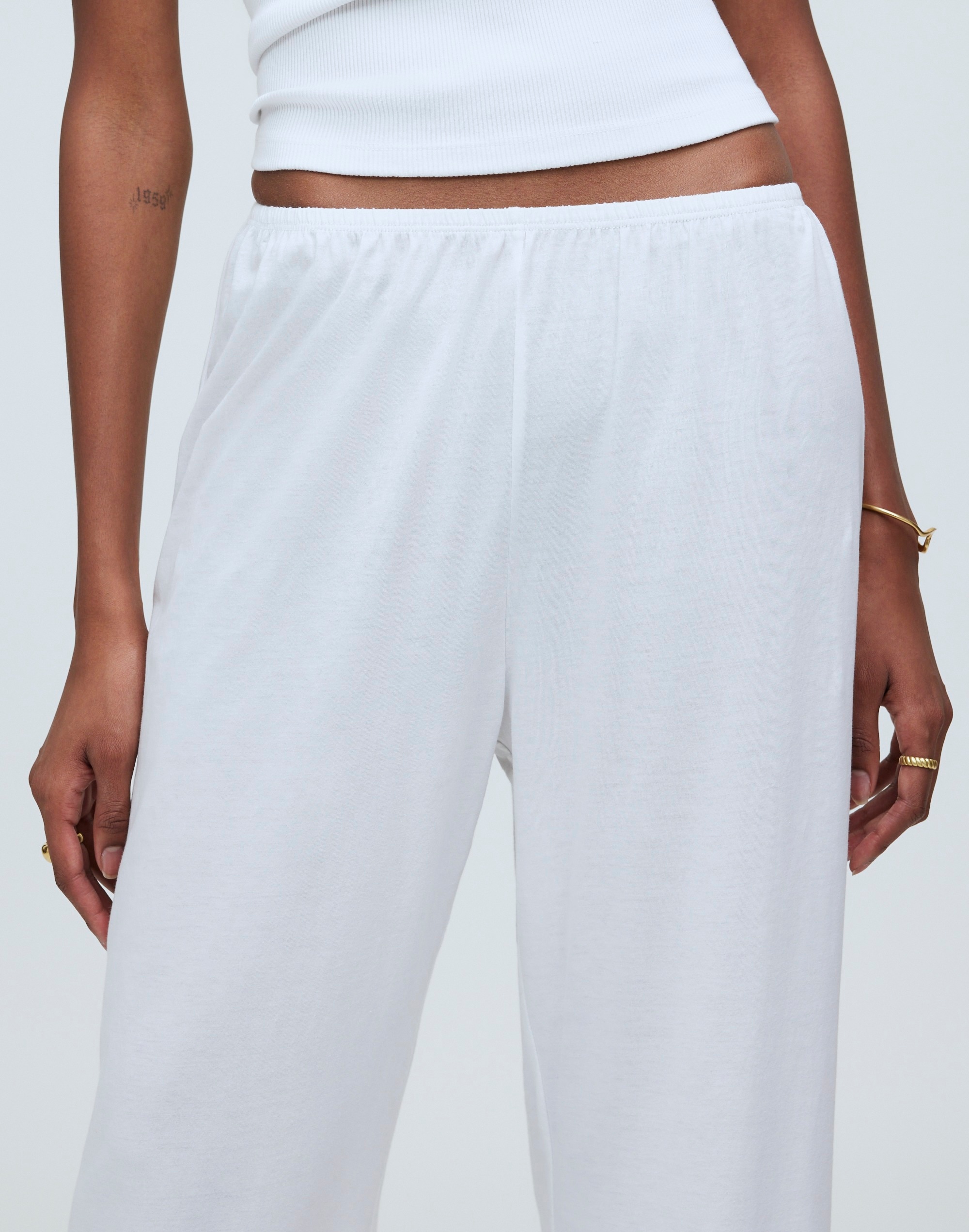 Donni Jersey Simple Pant | Madewell