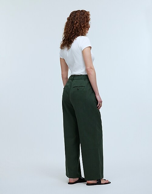 Super High Waisted Ruched Wide Leg Pant