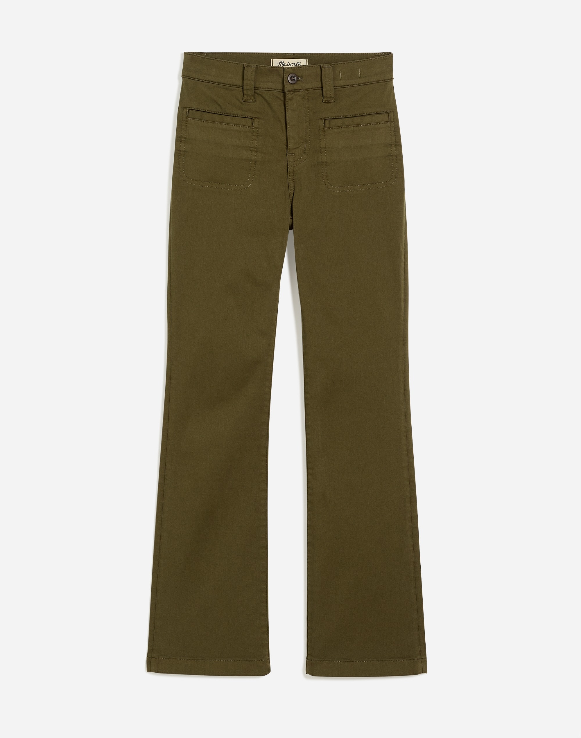 Kick Out Crop Pants Garment-Dyed Sateen