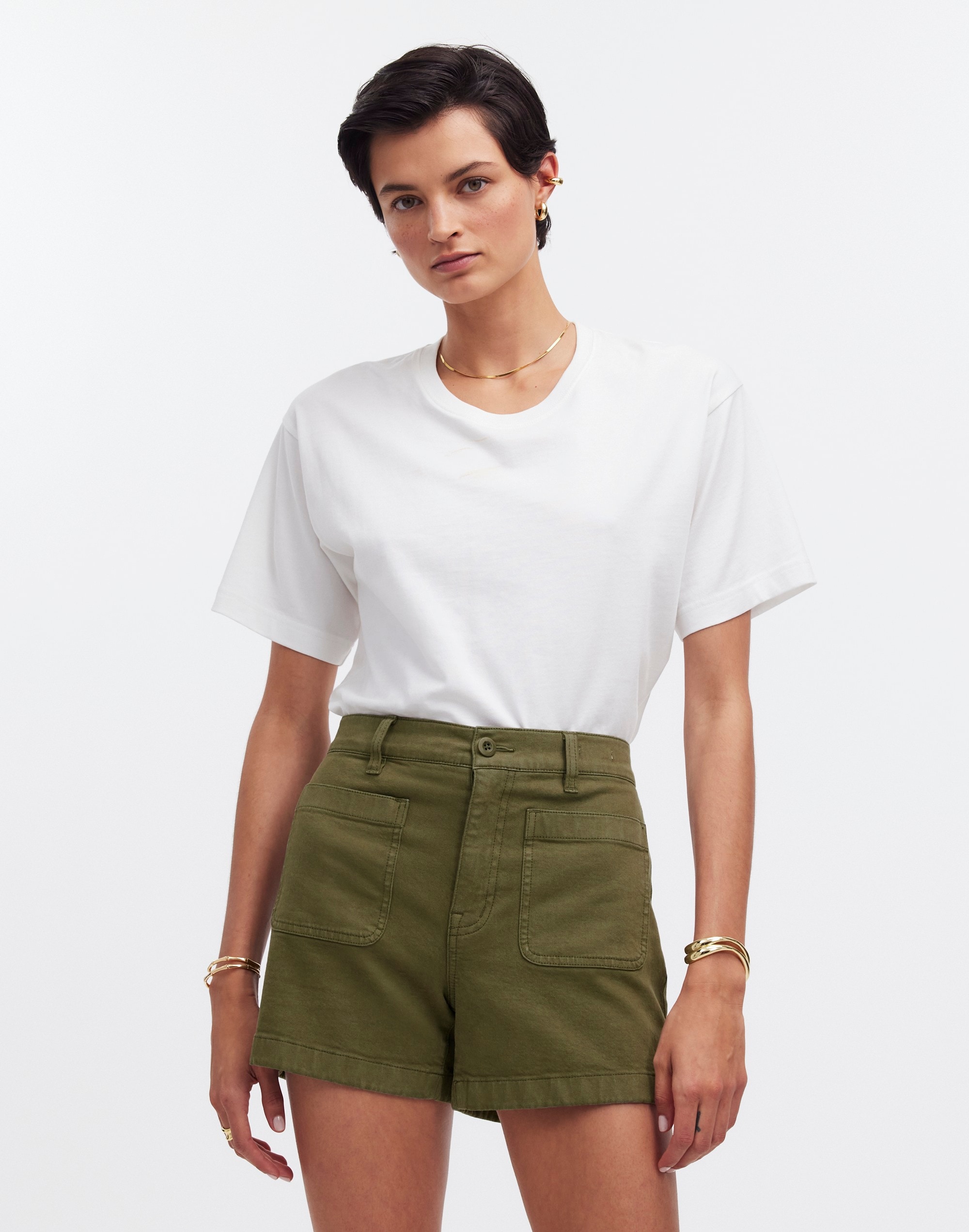 The Emmett Short Garment Dye: Patch Pocket Edition | Madewell