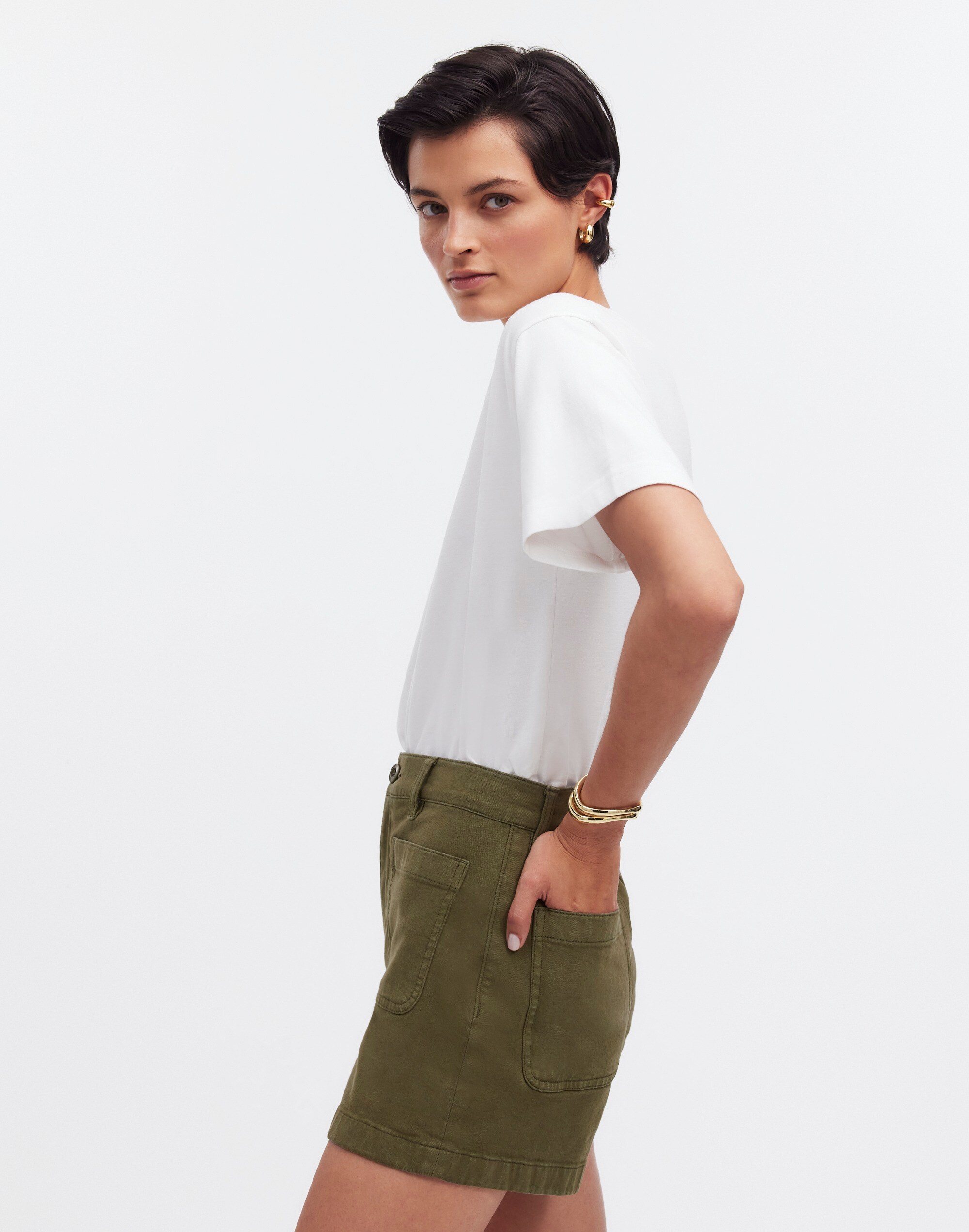 The Emmett Short Garment Dye: Patch Pocket Edition | Madewell