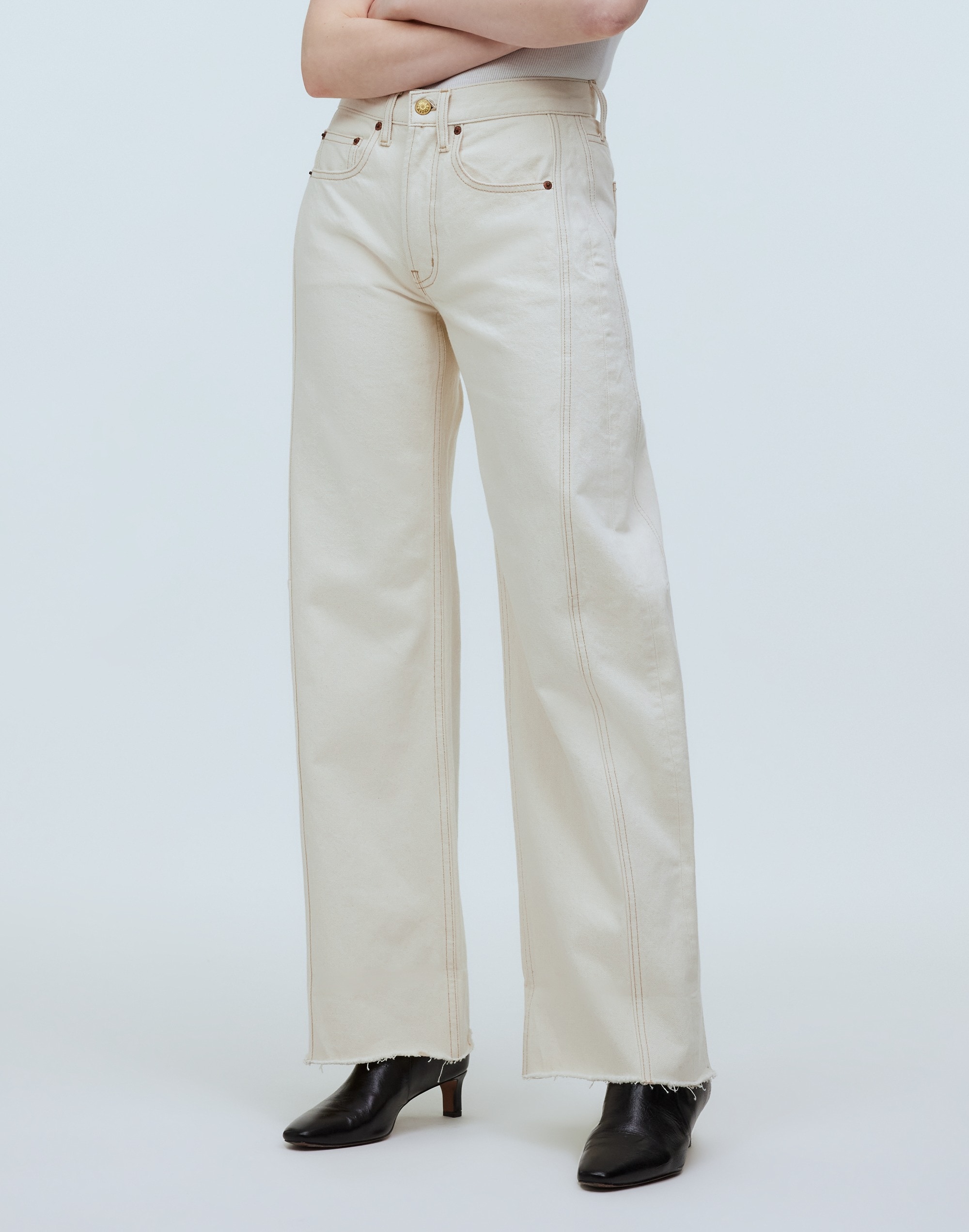 B Sides™ Relaxed Lasso Cuffed Jeans | Madewell