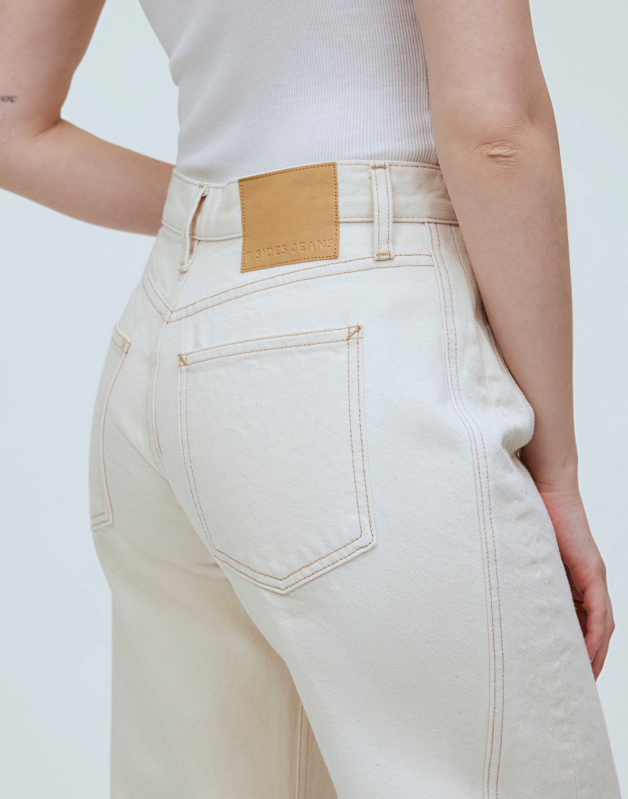 B Sides™ Relaxed Lasso Cuffed Jeans | Madewell