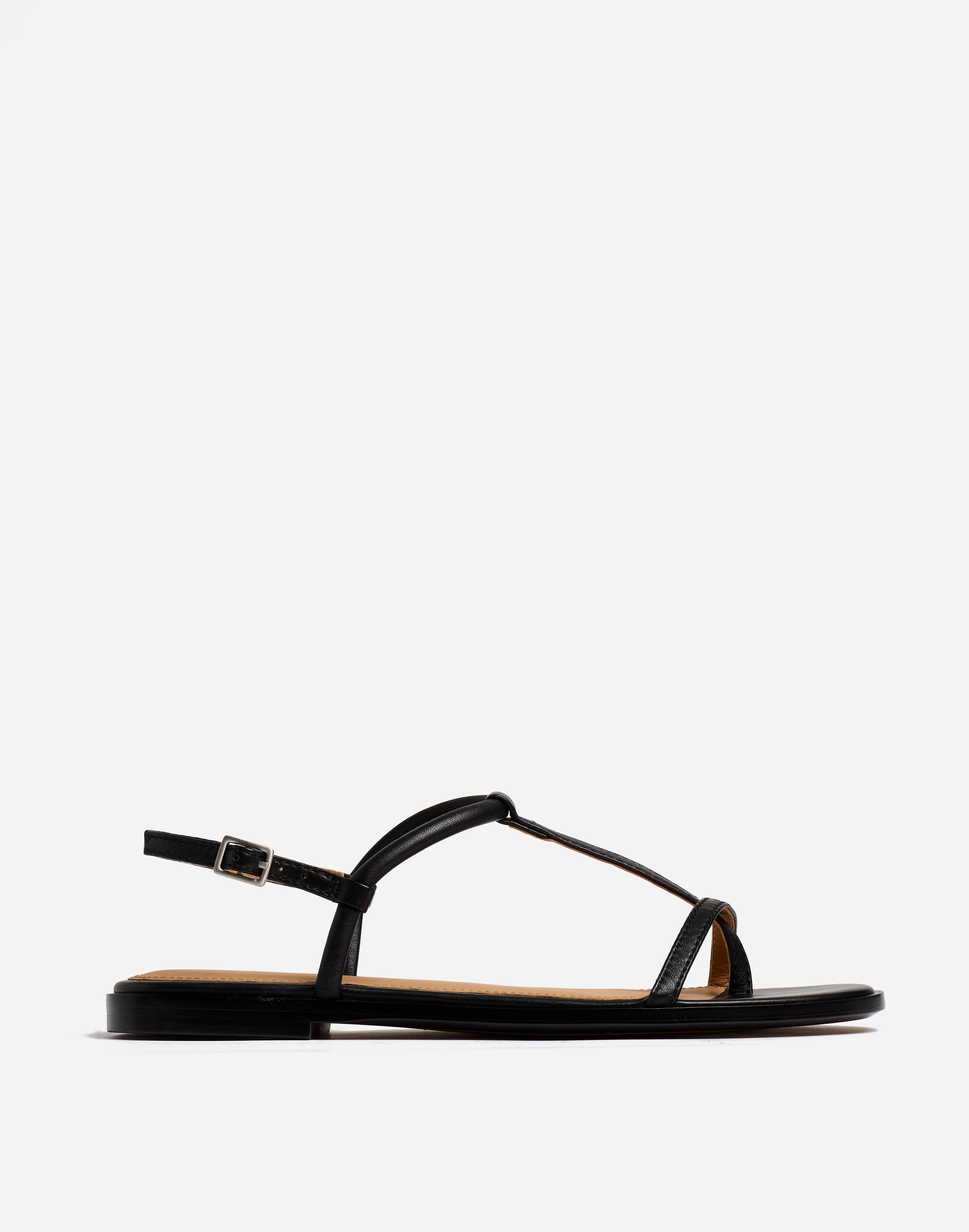 The Bev T-Strap Thong Sandal Leather