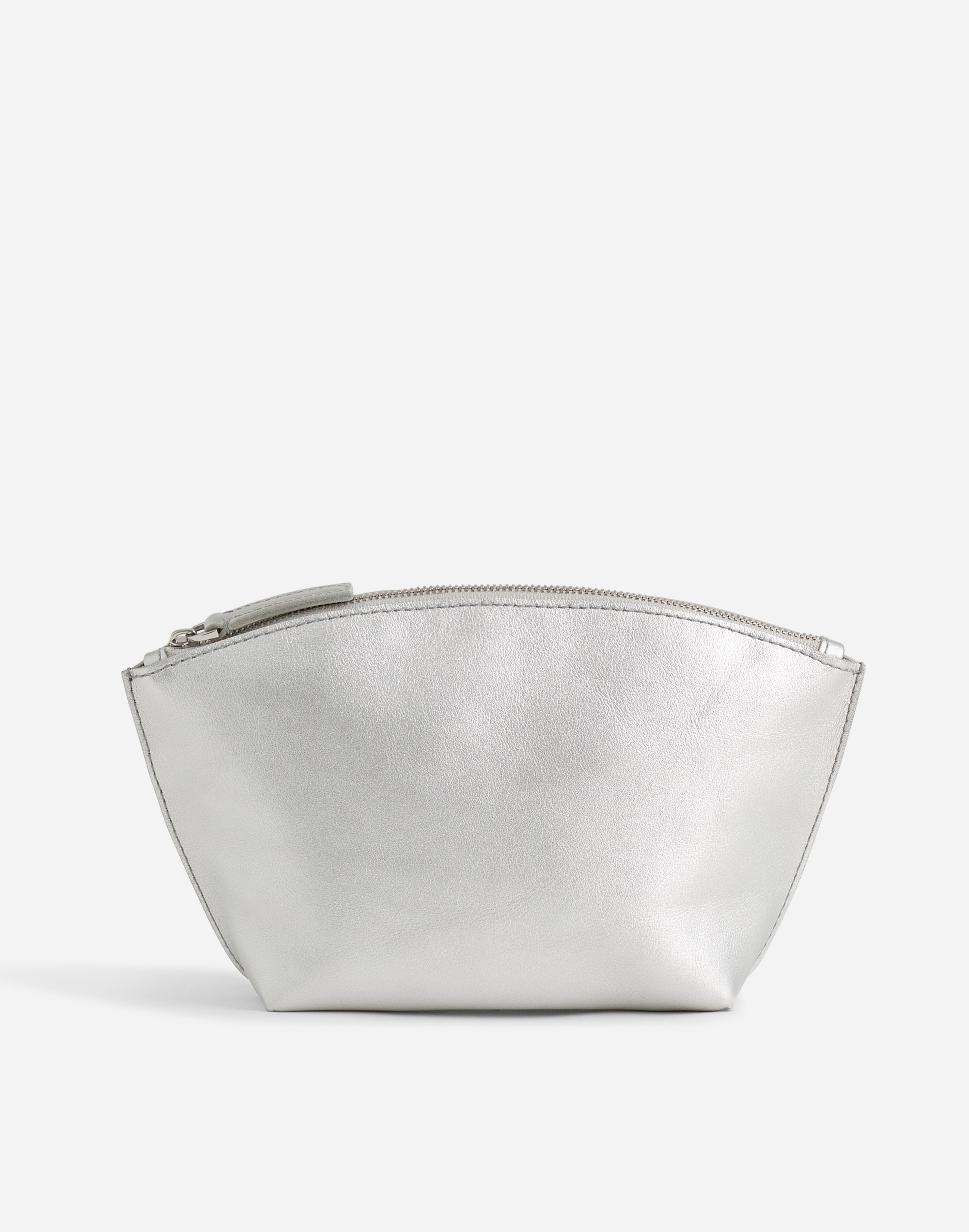 Mw The Essential Zip Pouch In Silver
