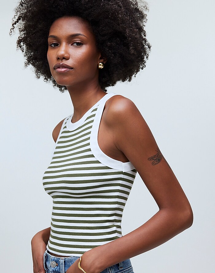 Cami & Sleeveless Tops: Black, White, Striped & More