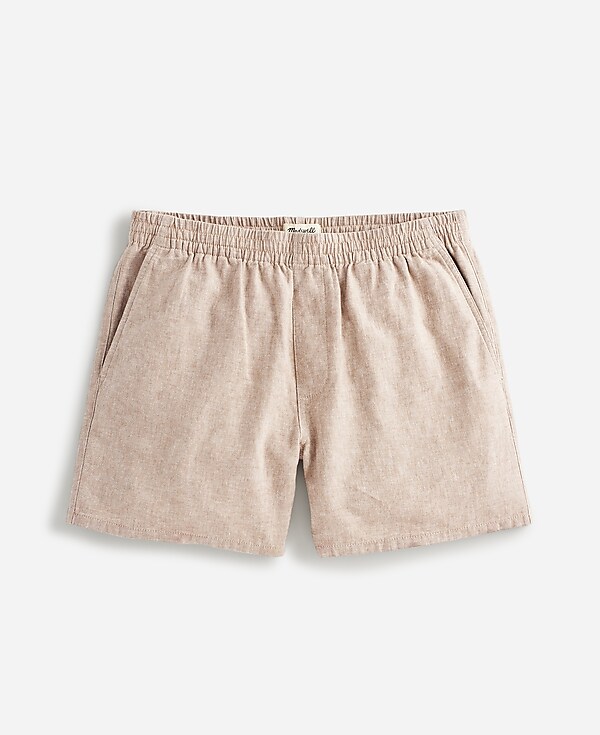 5 1/2&quot; Linen Everywear Shorts