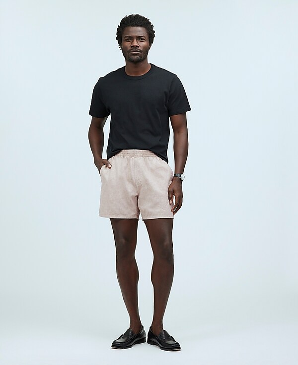 5 1/2&quot; Linen Everywear Shorts