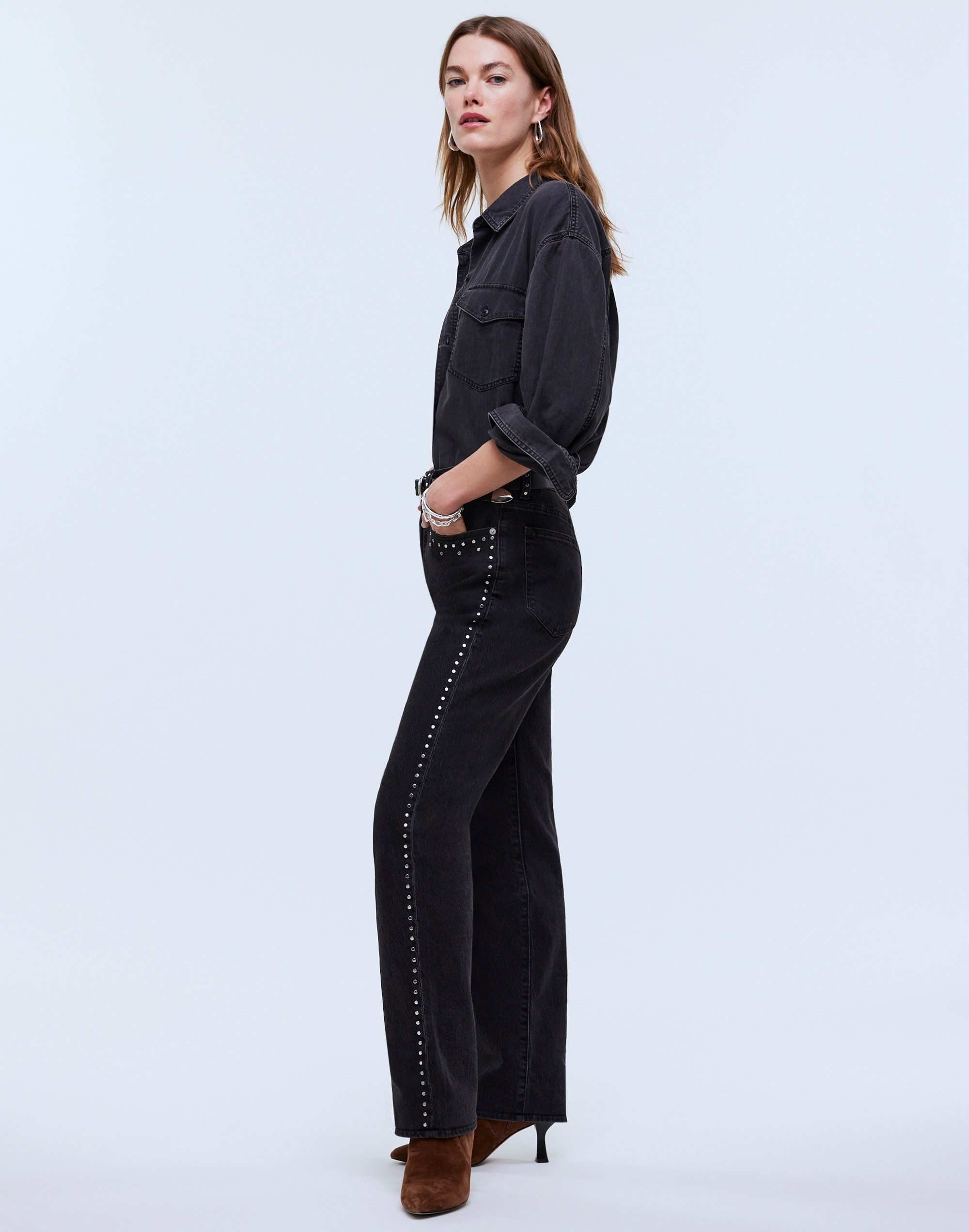 Limited-Edition Drop: The Studded '90s Straight Jean | Madewell