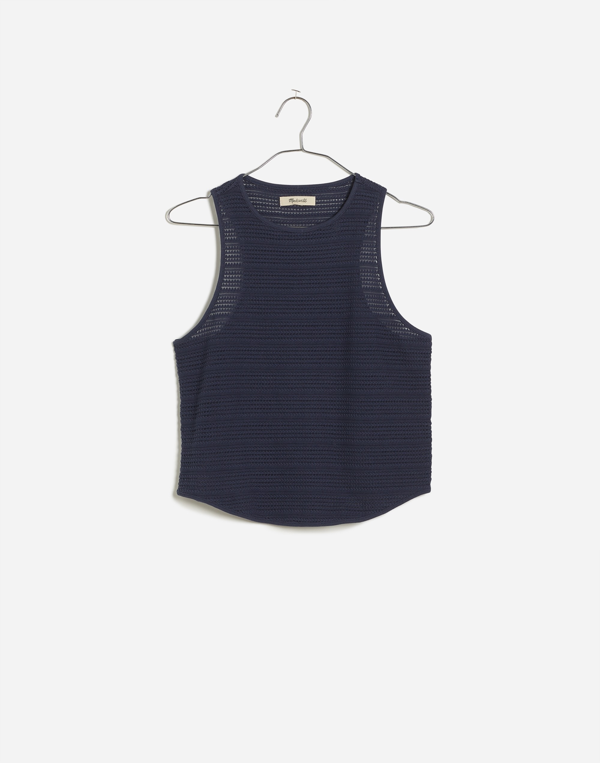 Crochet-Knit Cutaway Tank | Madewell