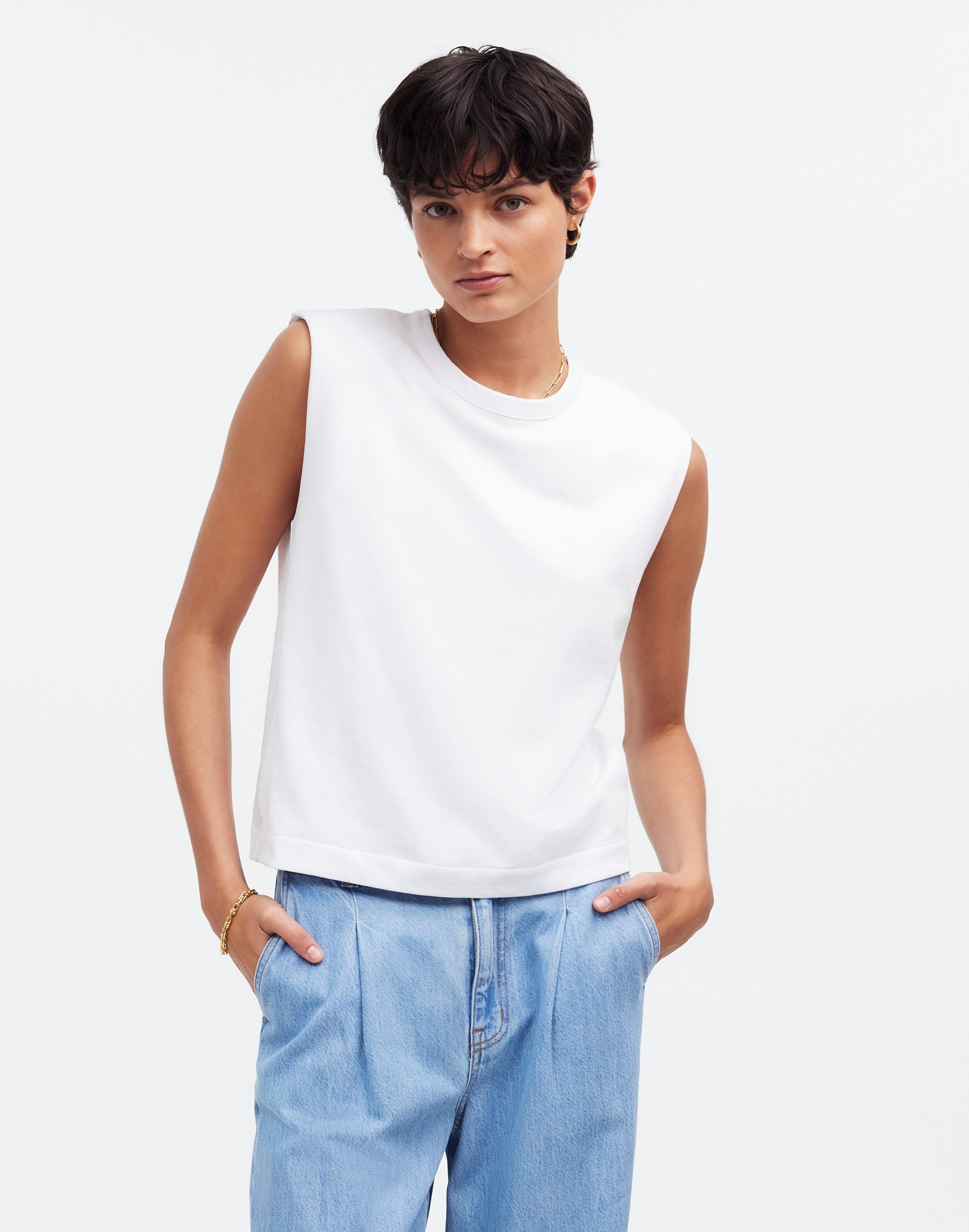 Structured Muscle Tee | Madewell