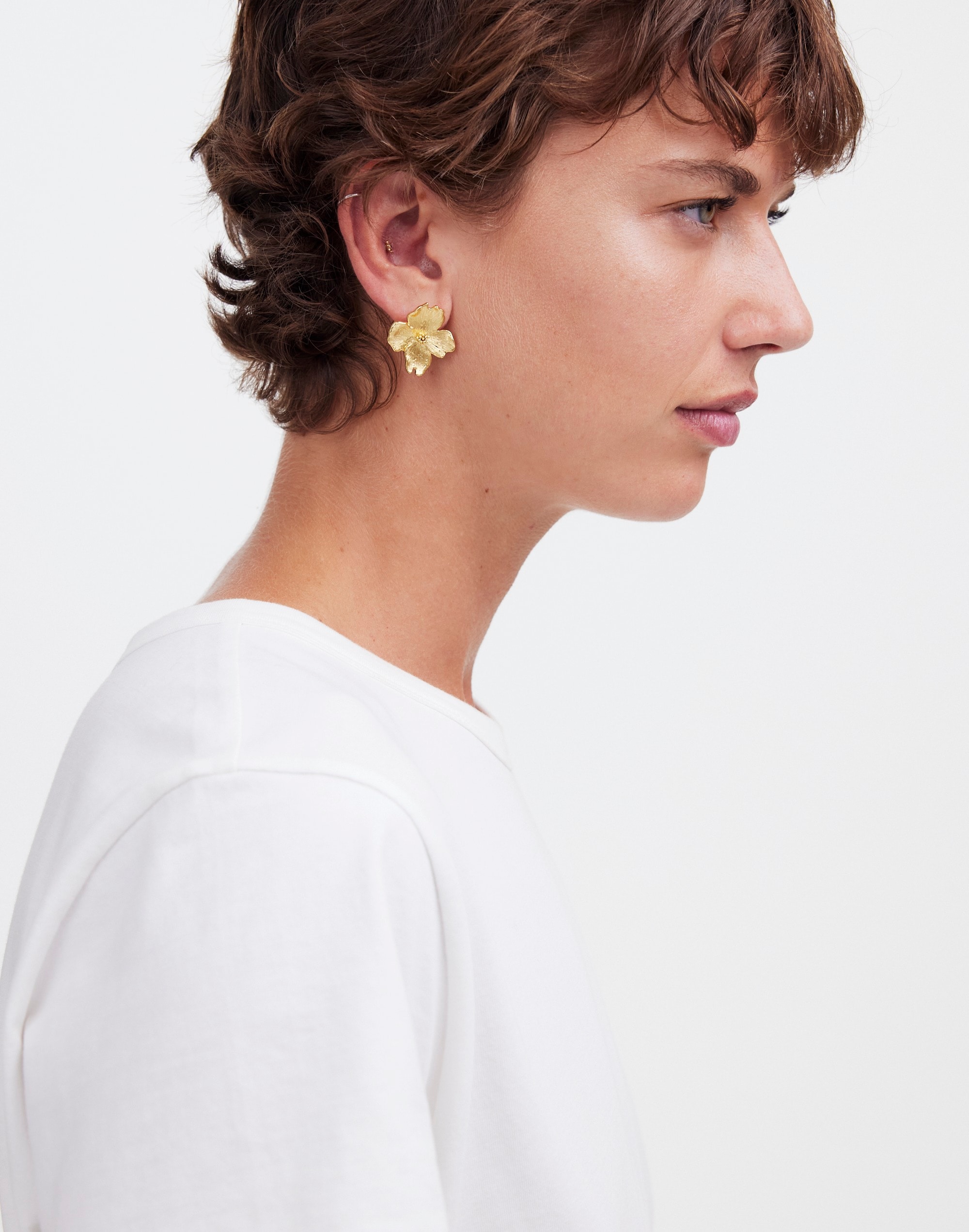 Flower Statement Stud Earrings | Madewell