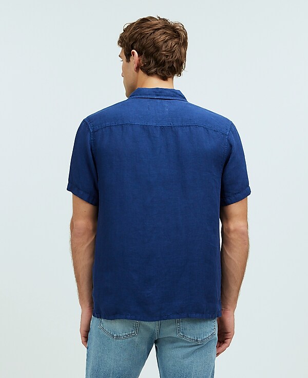 Easy Short-Sleeve Shirt in Linen