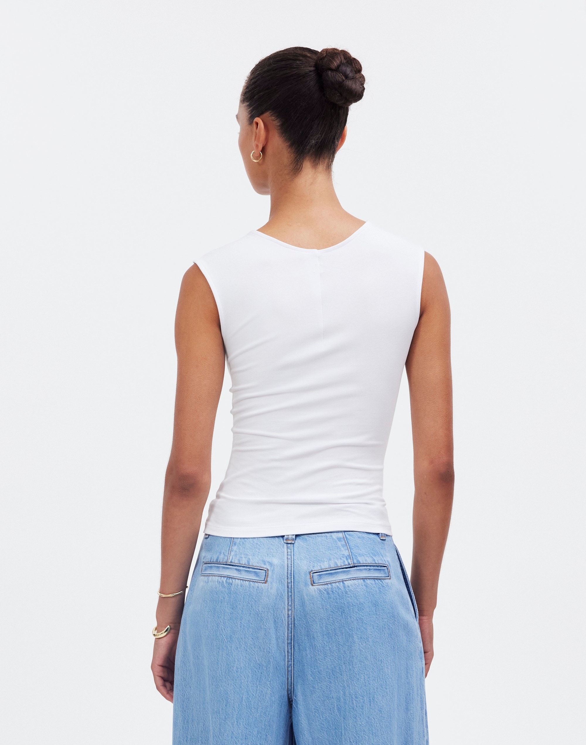 Scoopneck Cap-Sleeve Tee | Madewell