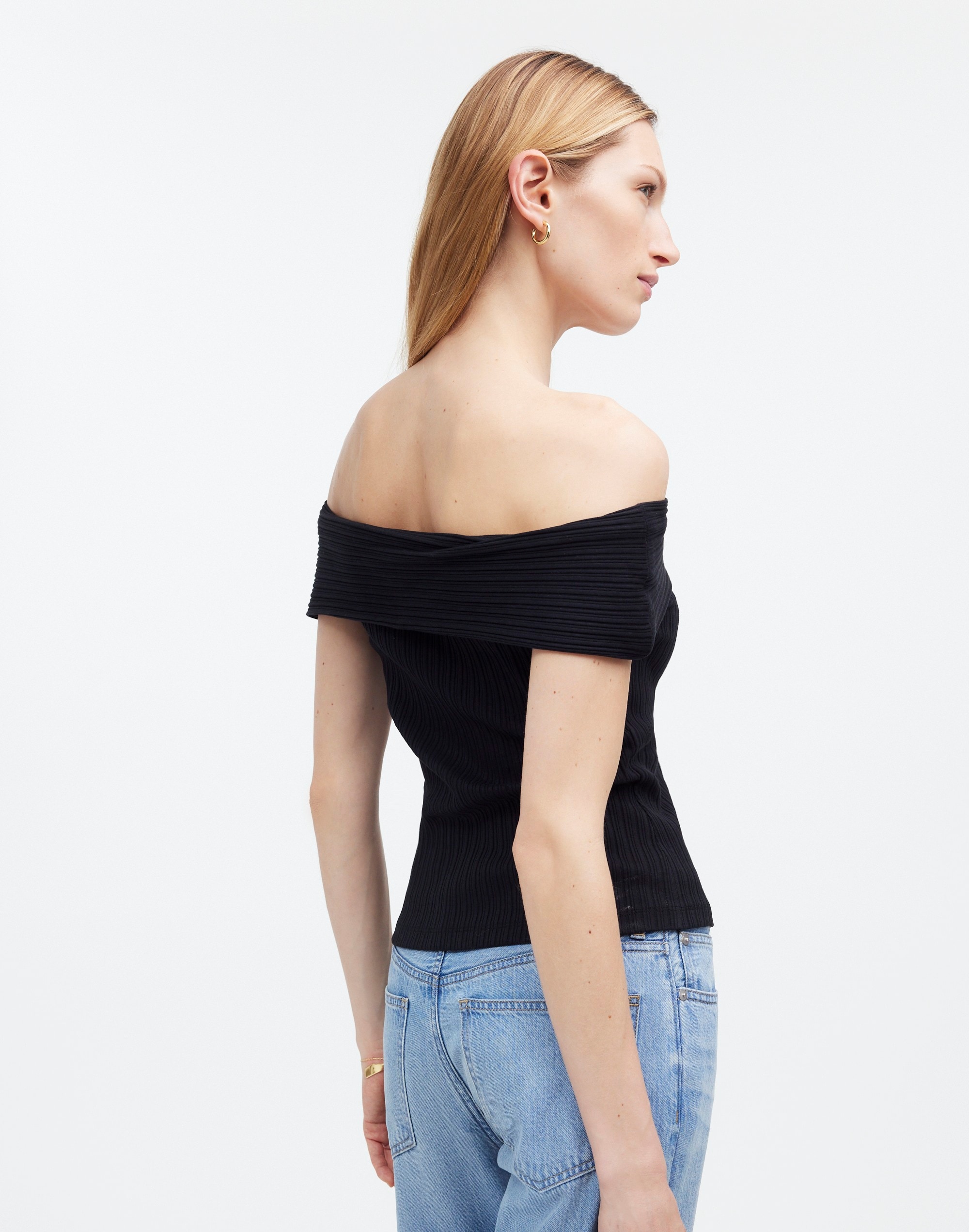 Ribbed Off-the-Shoulder Top | Madewell