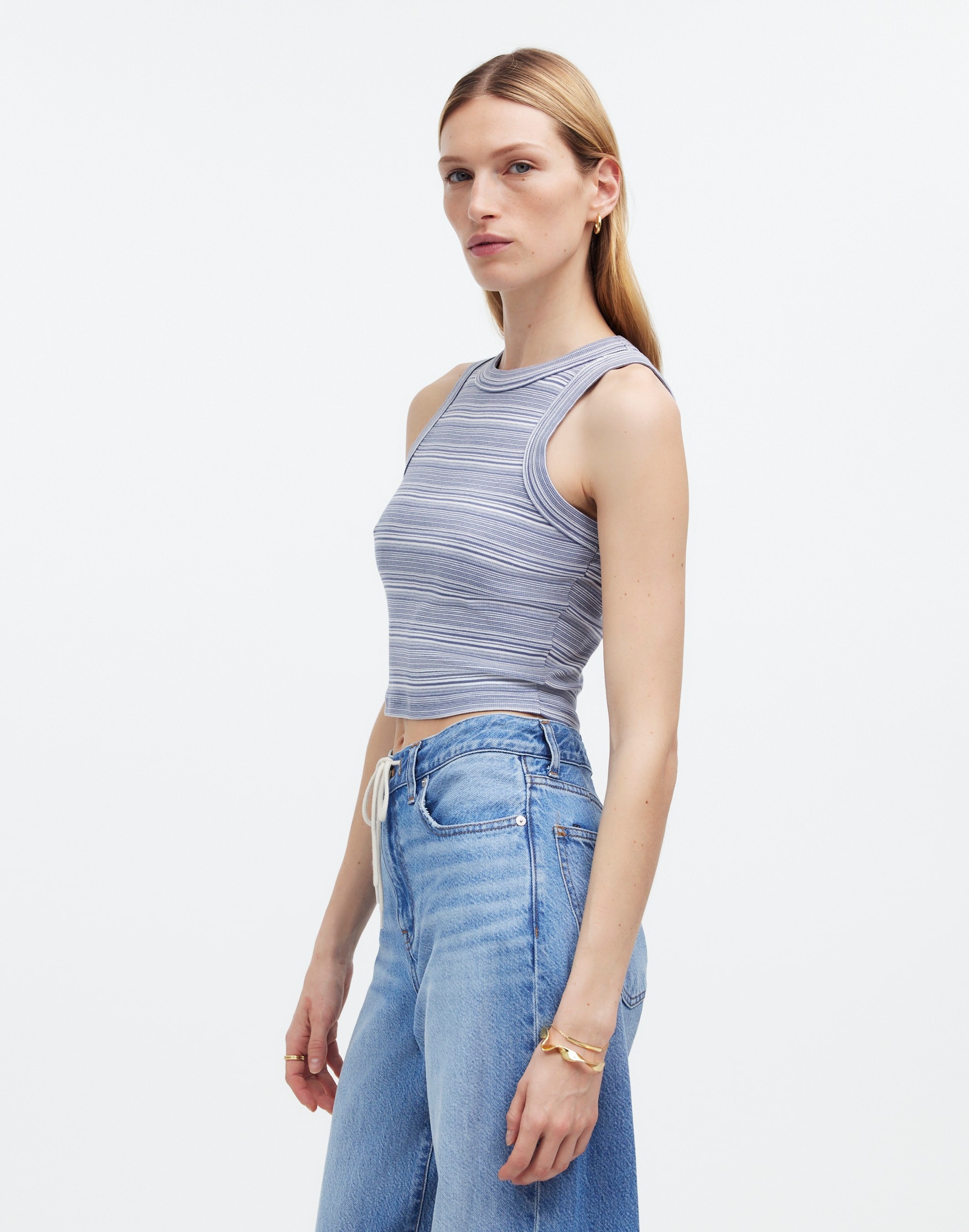 Supima® Rib Crop Tank | Madewell