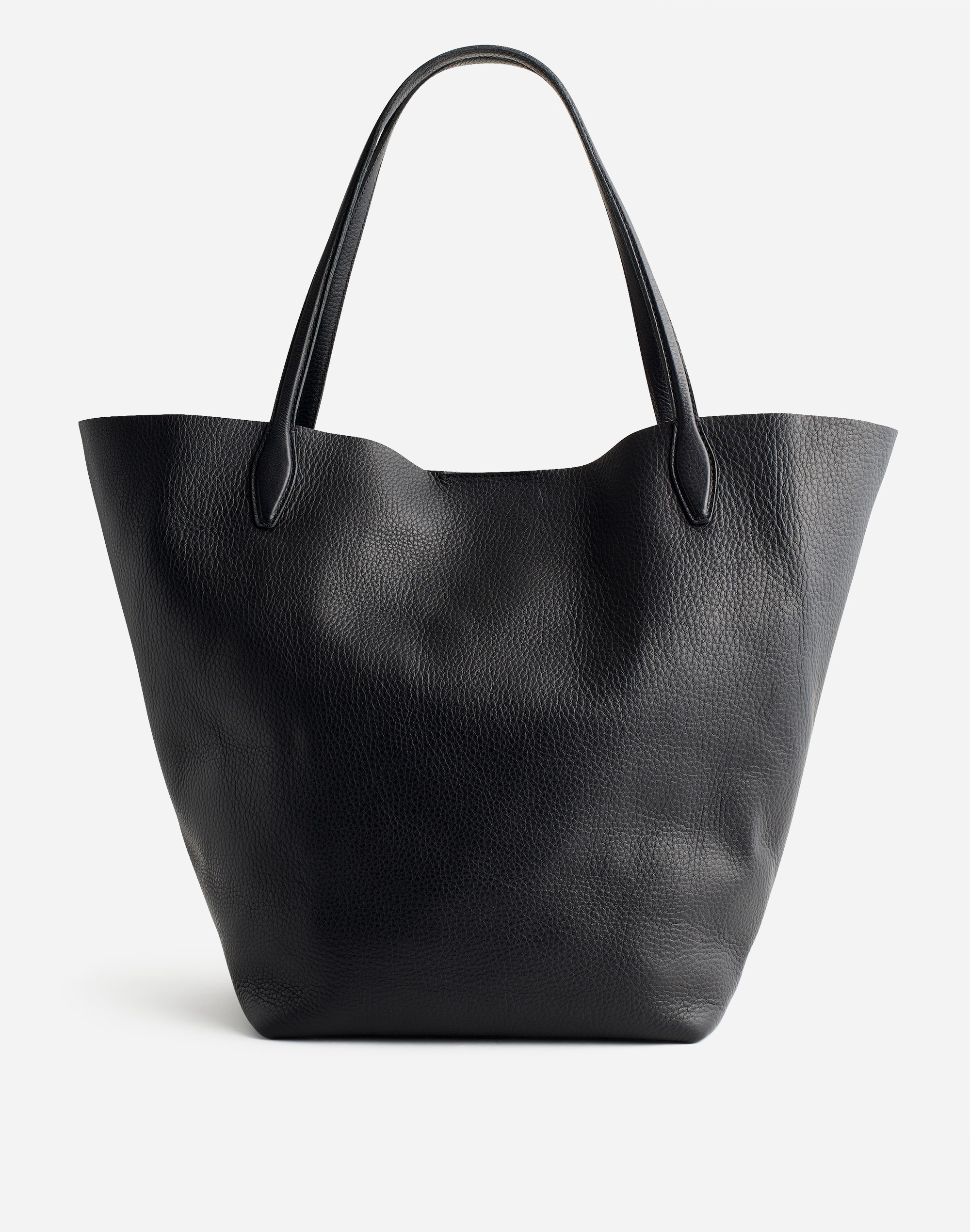 The Oversized Shopper Tote in Soft Grain Leather | Madewell