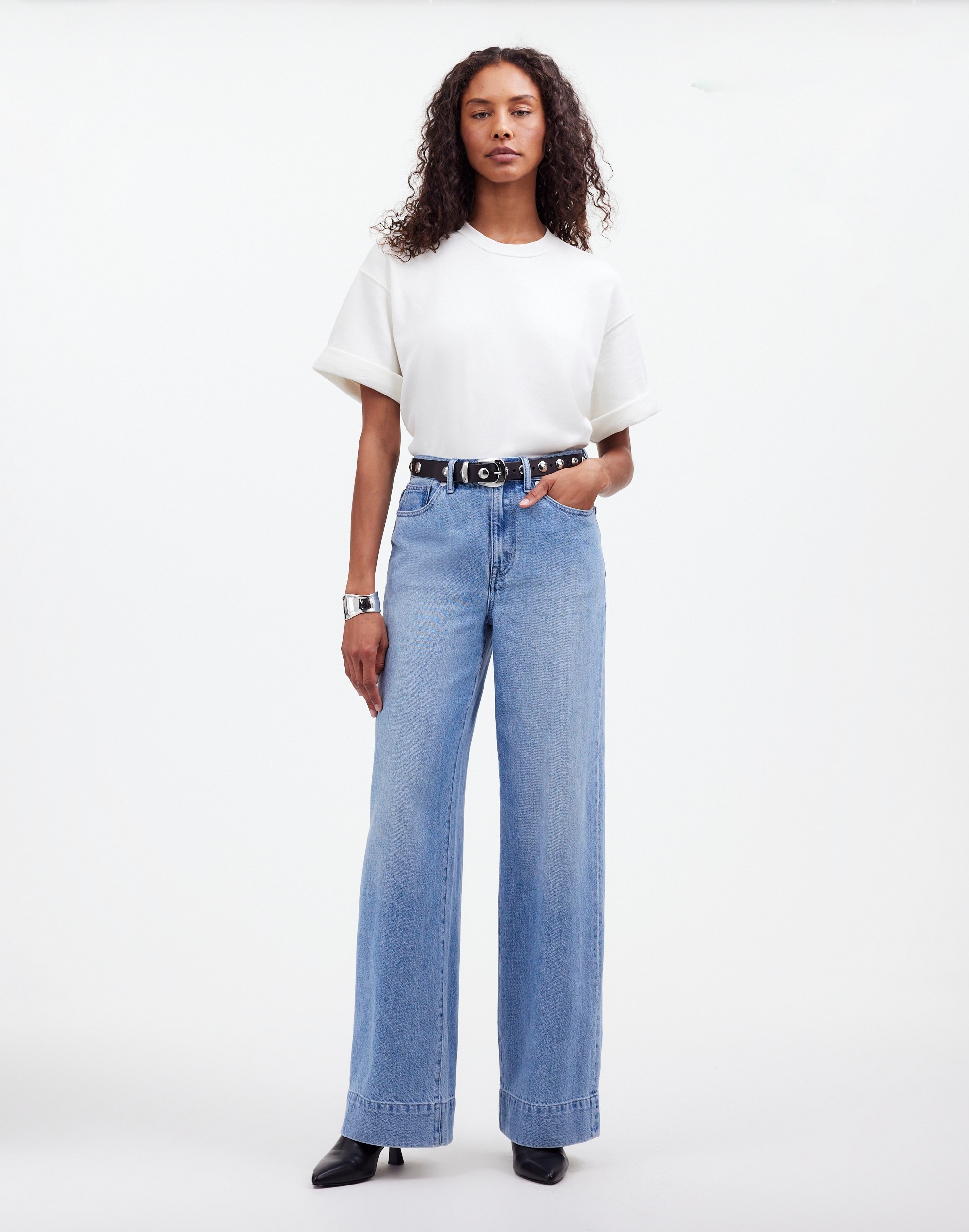 Superwide-Leg Jeans Lintz Wash | Madewell