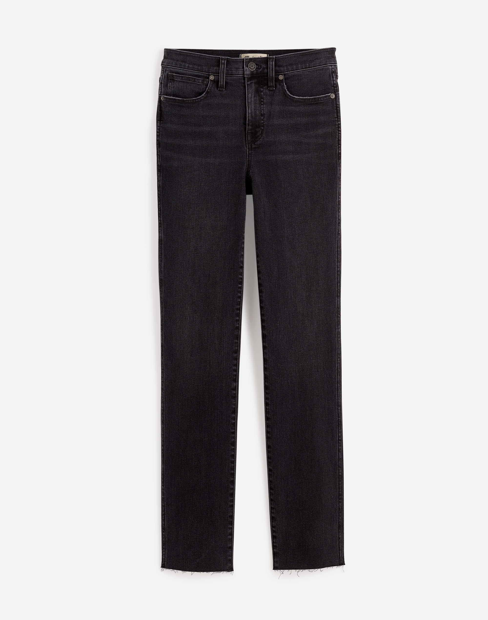 Tall Mid-Rise Stovepipe Jeans Armand Wash: Raw-Hem Edition | Madewell