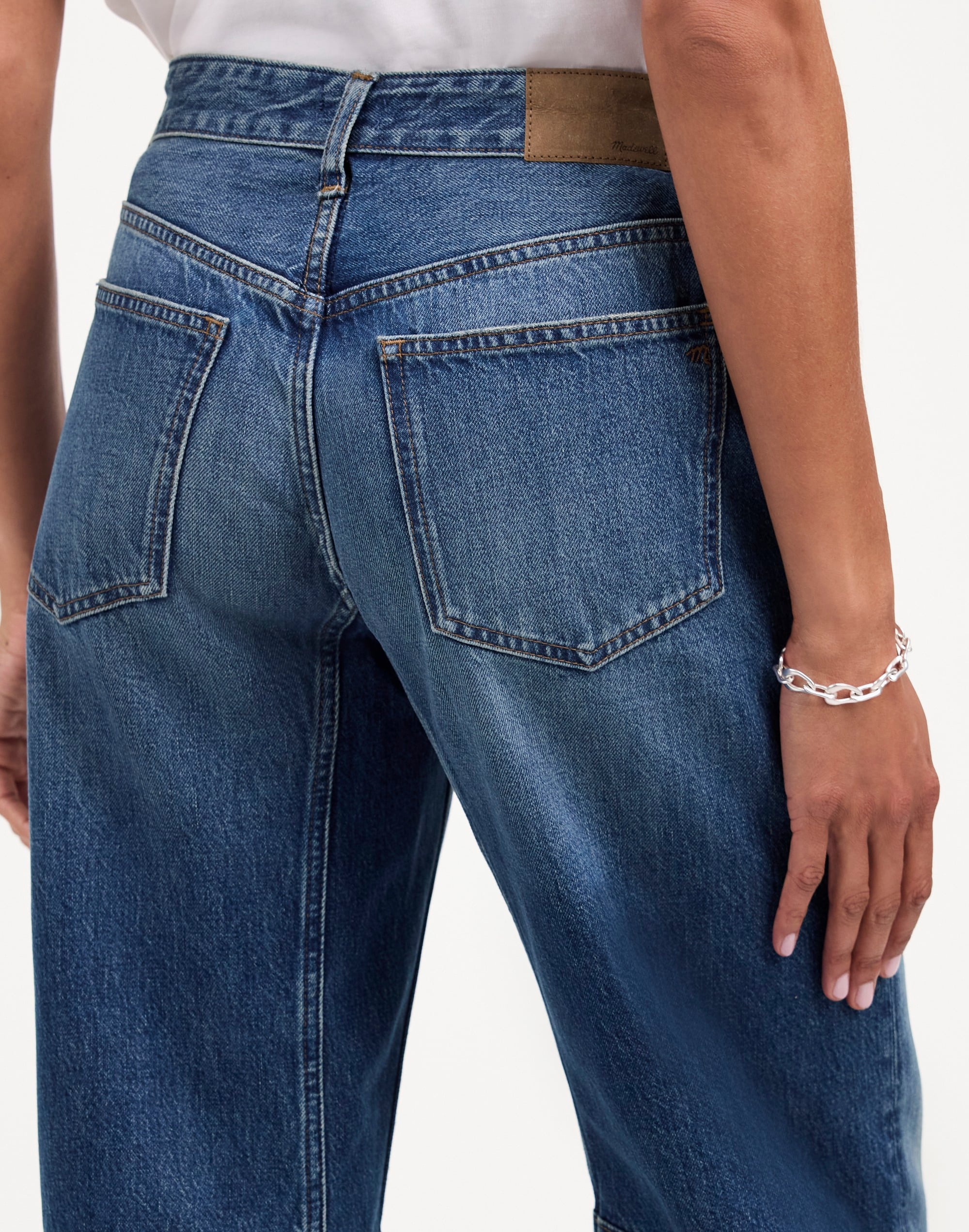 The Darted Barrel-Leg Jean | Madewell