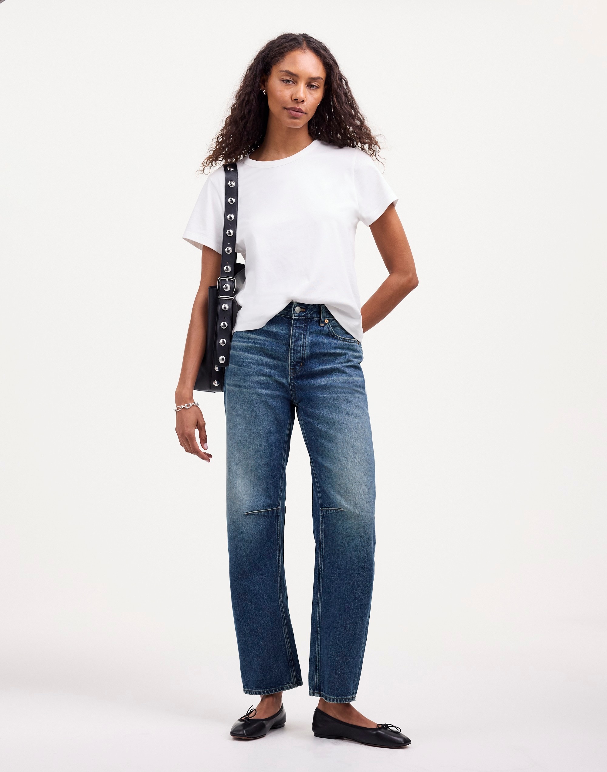 The Darted Barrel-Leg Jean | Madewell