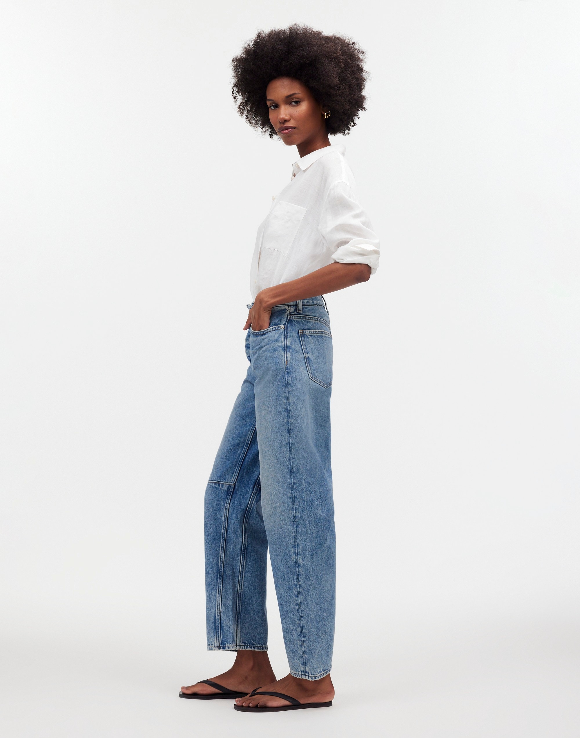 The Tall Darted Barrel-Leg Jean | Madewell