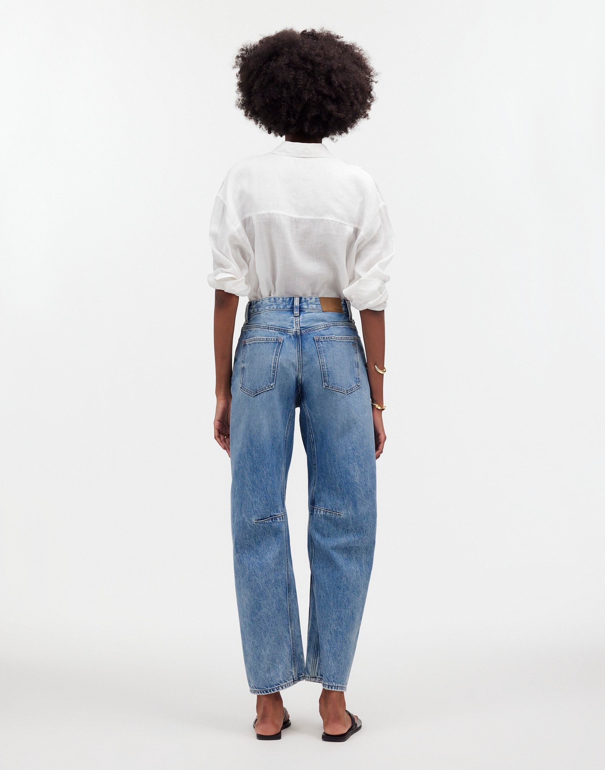 The Darted Barrel-Leg Jean | Madewell