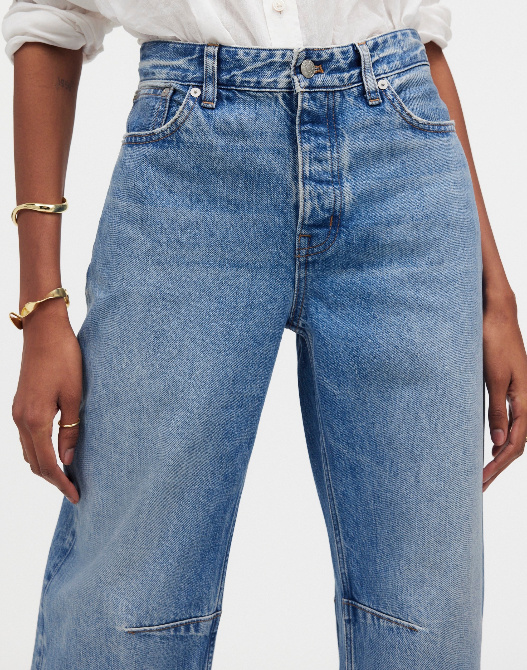 The Darted Barrel-Leg Jean | Madewell