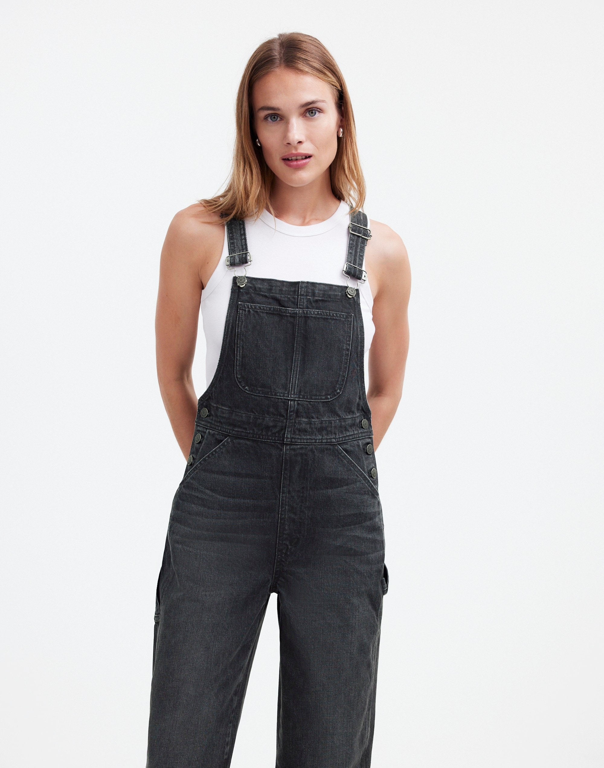 Denim Oversized Carpenter Overalls Oakville Wash | Madewell