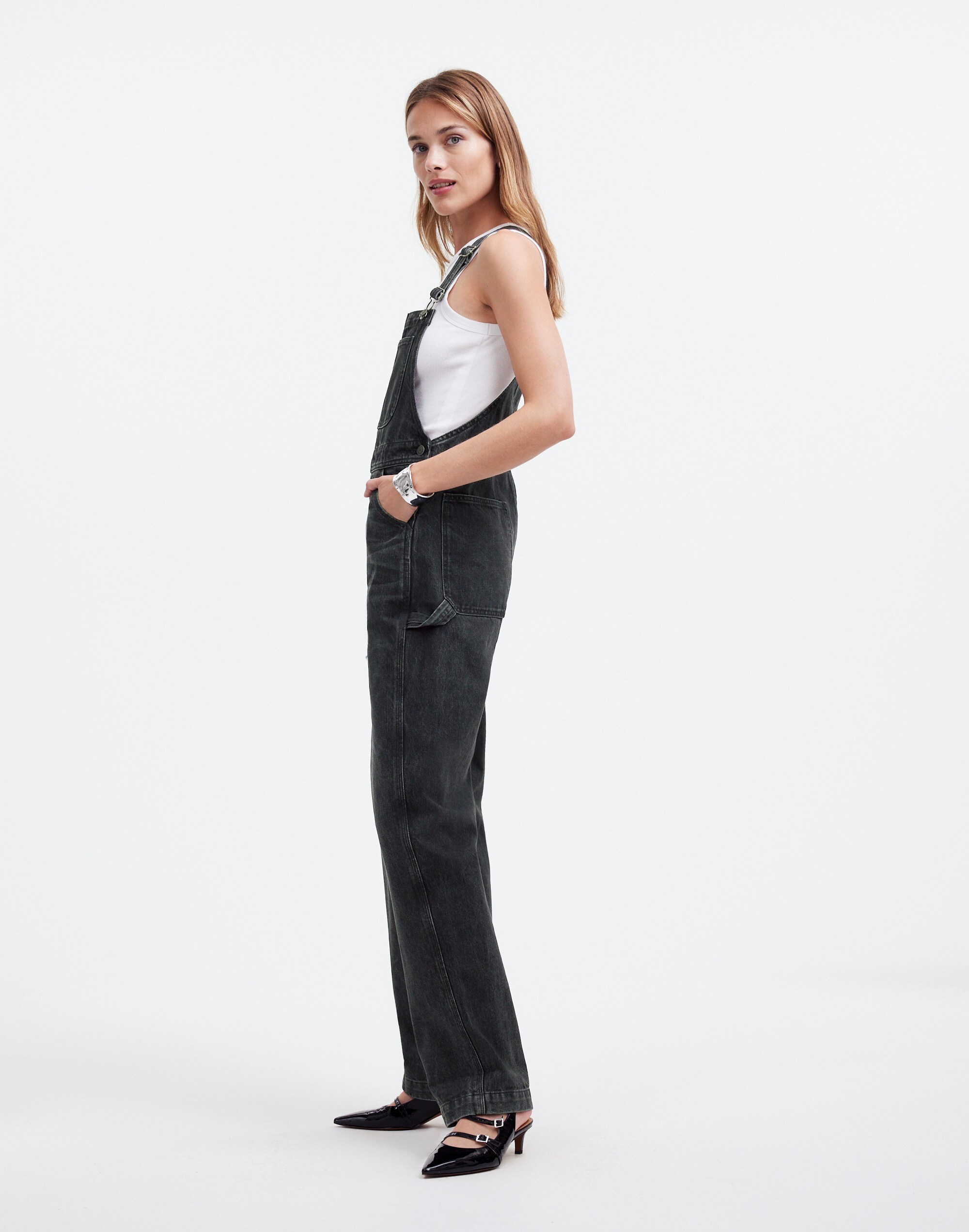 Denim Oversized Carpenter Overalls Oakville Wash | Madewell