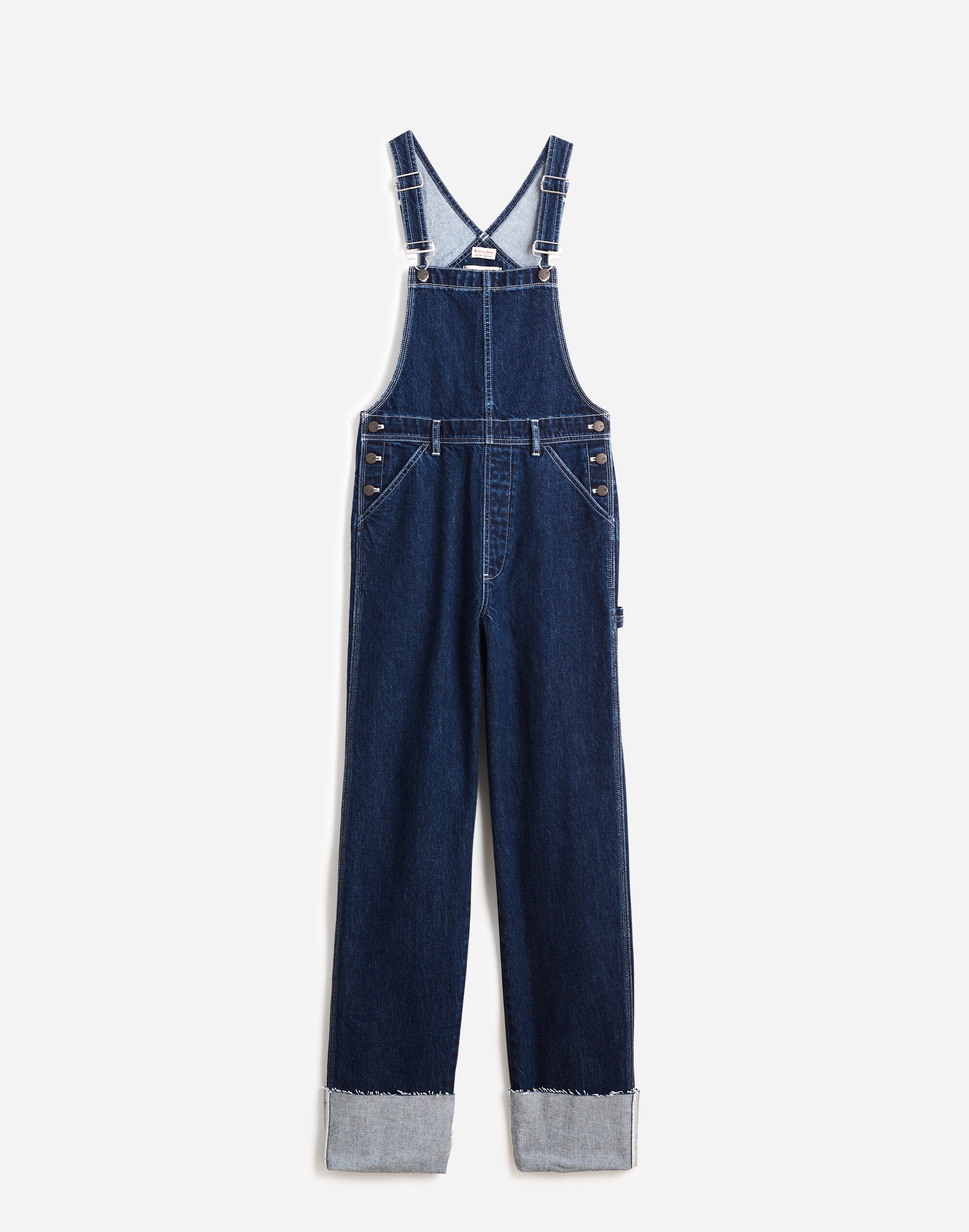 Madewell x Kaihara Denim Oversized Carpenter Overalls Lesiege Wash |