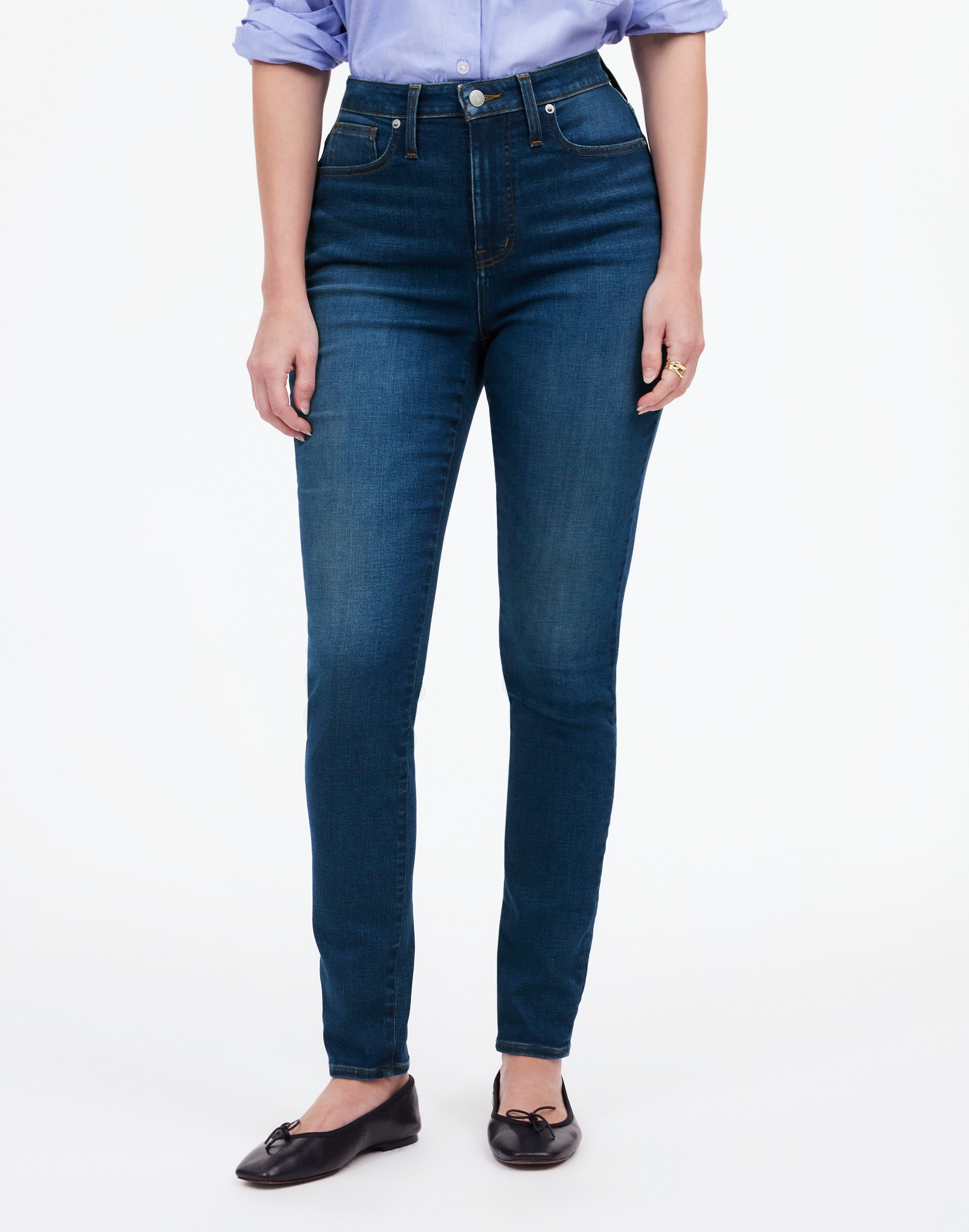 Curvy 10" High-Rise Skinny Jeans Alabara Wash | Madewell