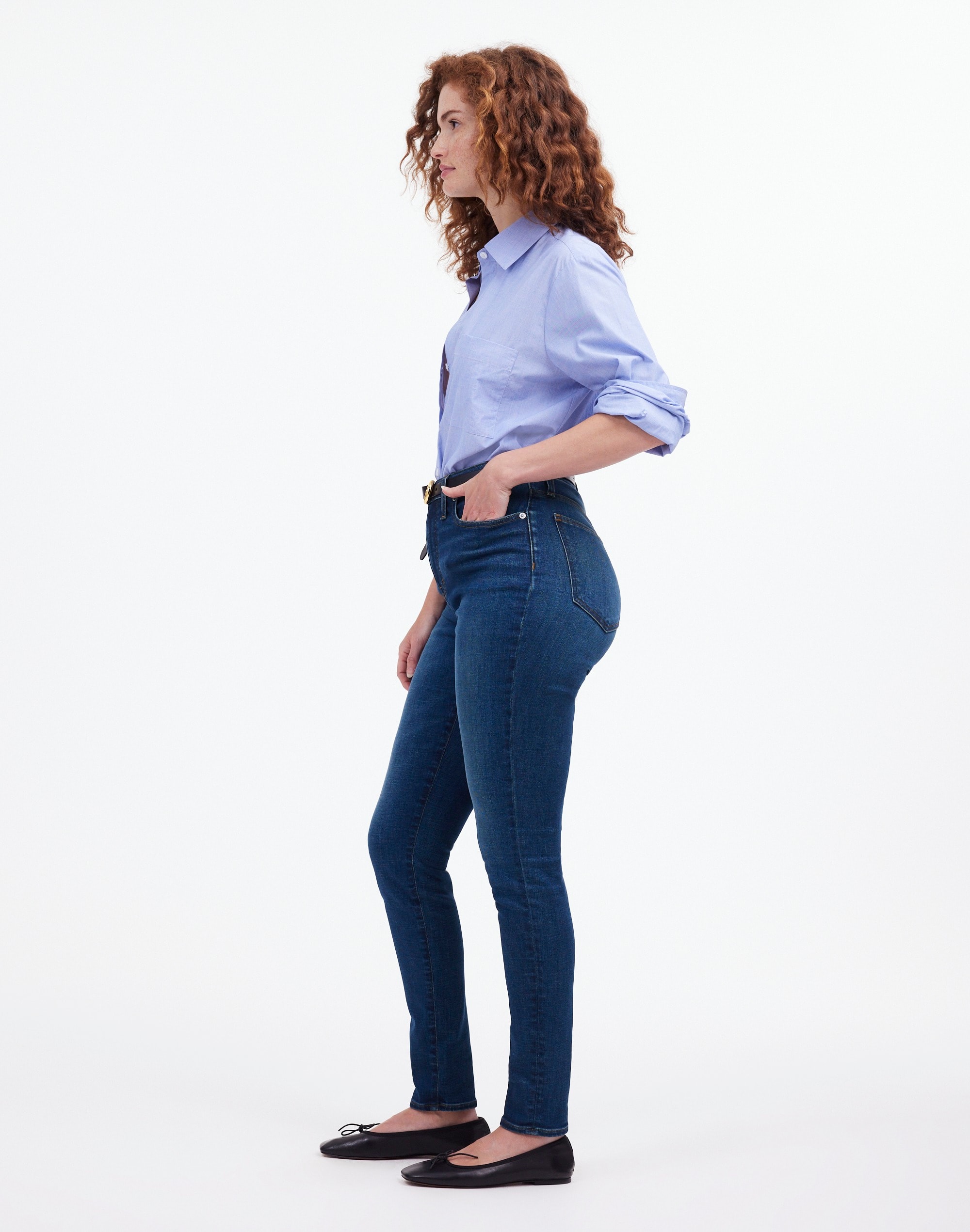 Curvy 10" High-Rise Skinny Jeans Alabara Wash | Madewell