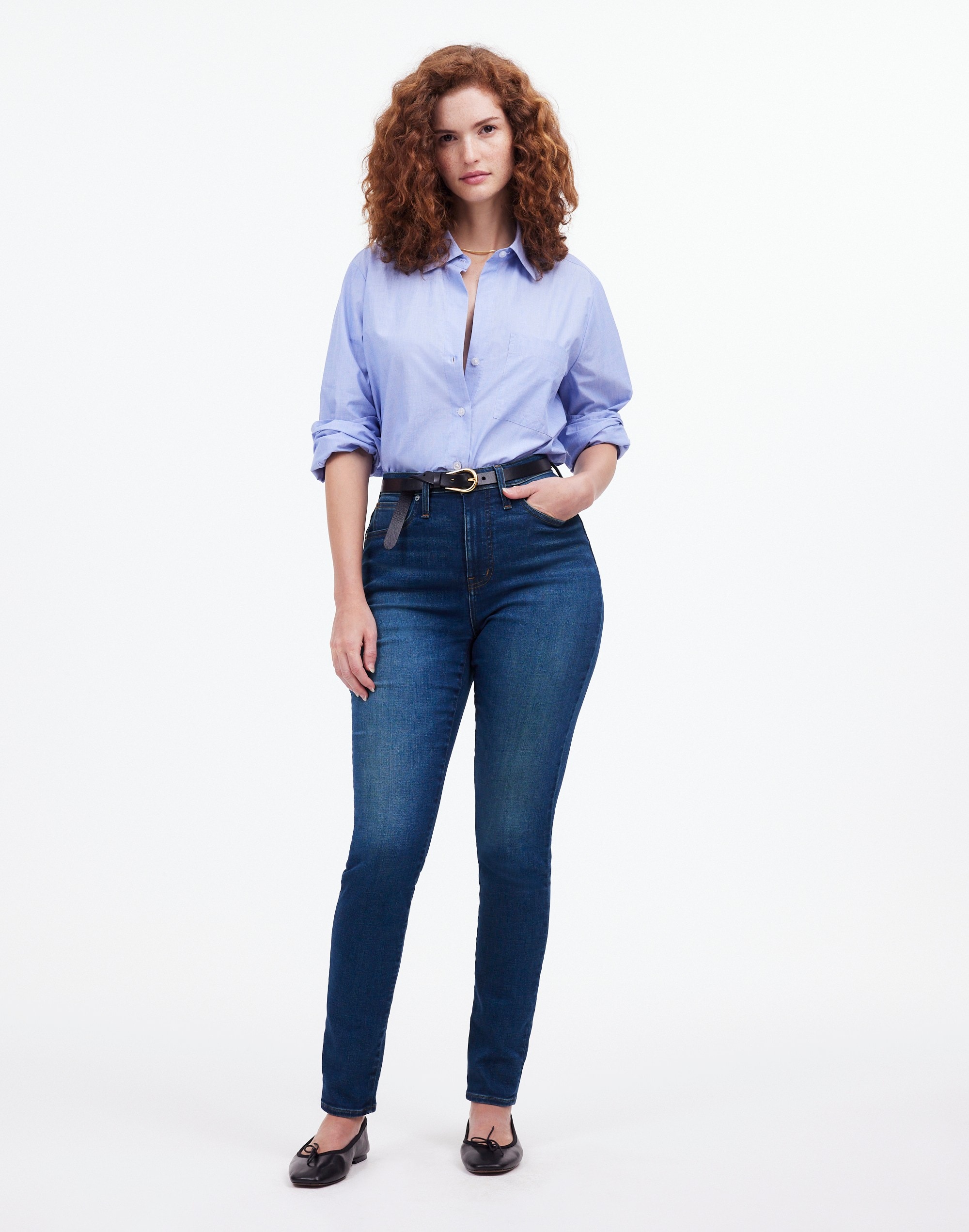 Curvy 10" High-Rise Skinny Jeans Alabara Wash | Madewell