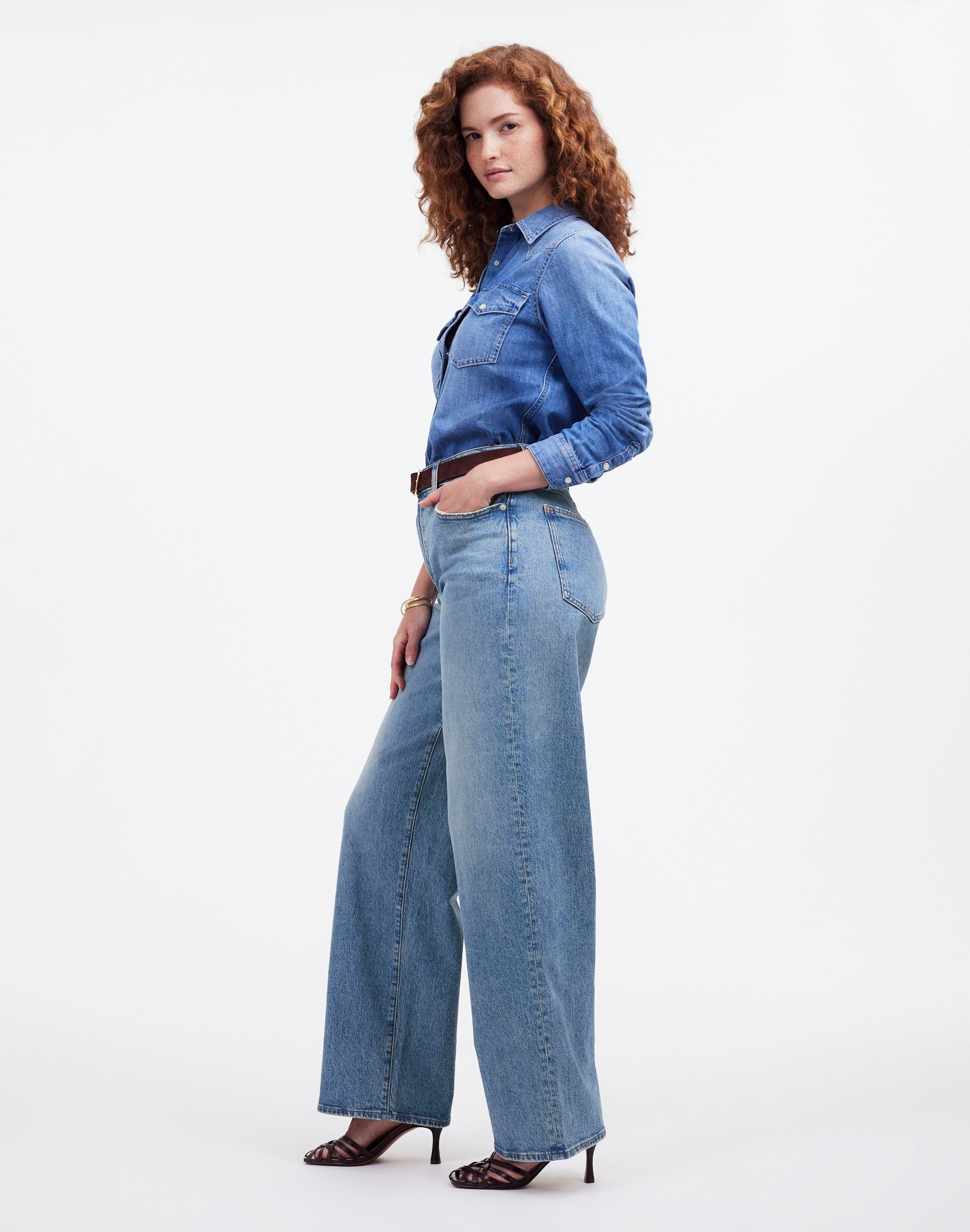 The Petite Curvy Perfect Vintage Wide-Leg Jean | Madewell