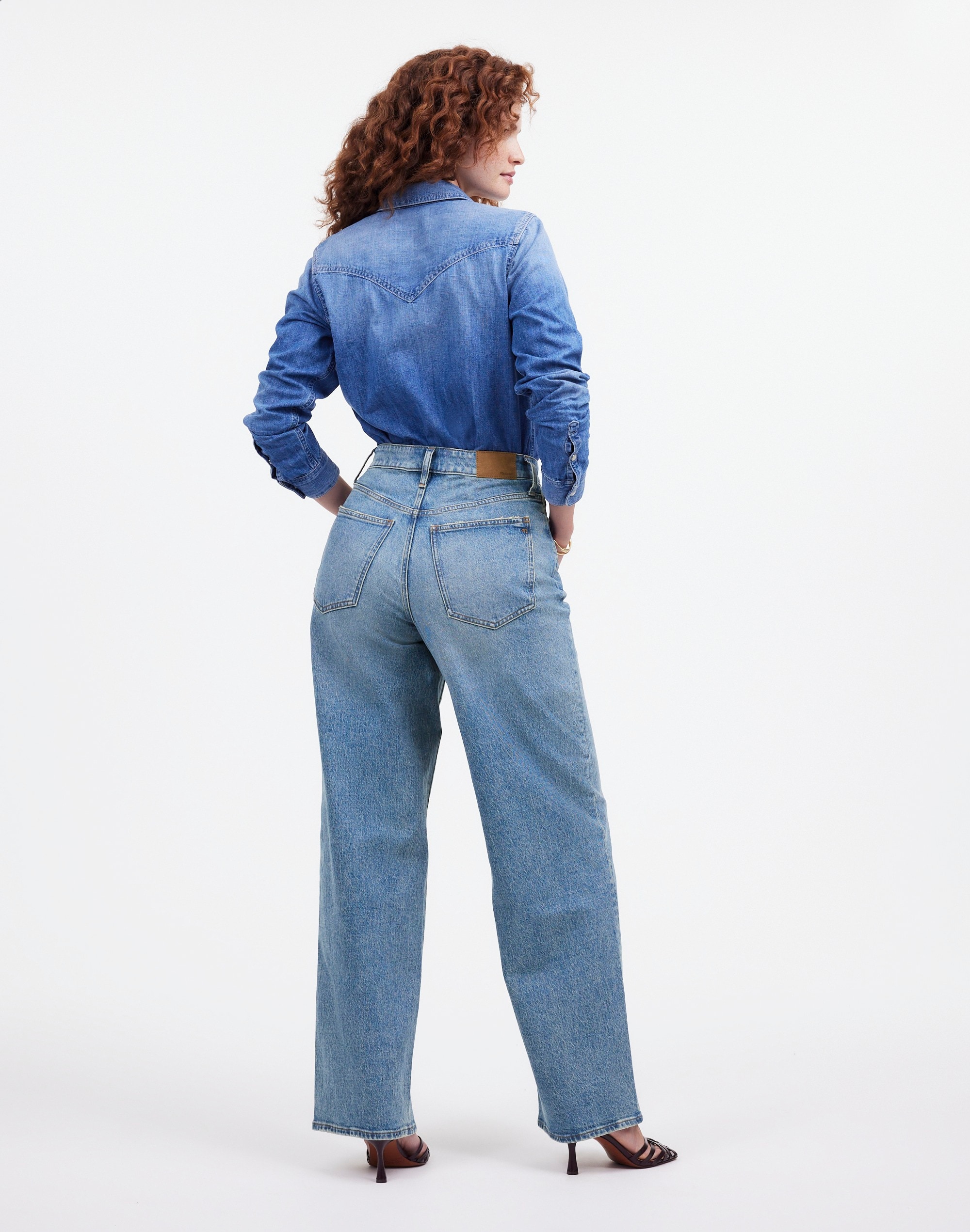 The Petite Curvy Perfect Vintage Wide-Leg Jean | Madewell