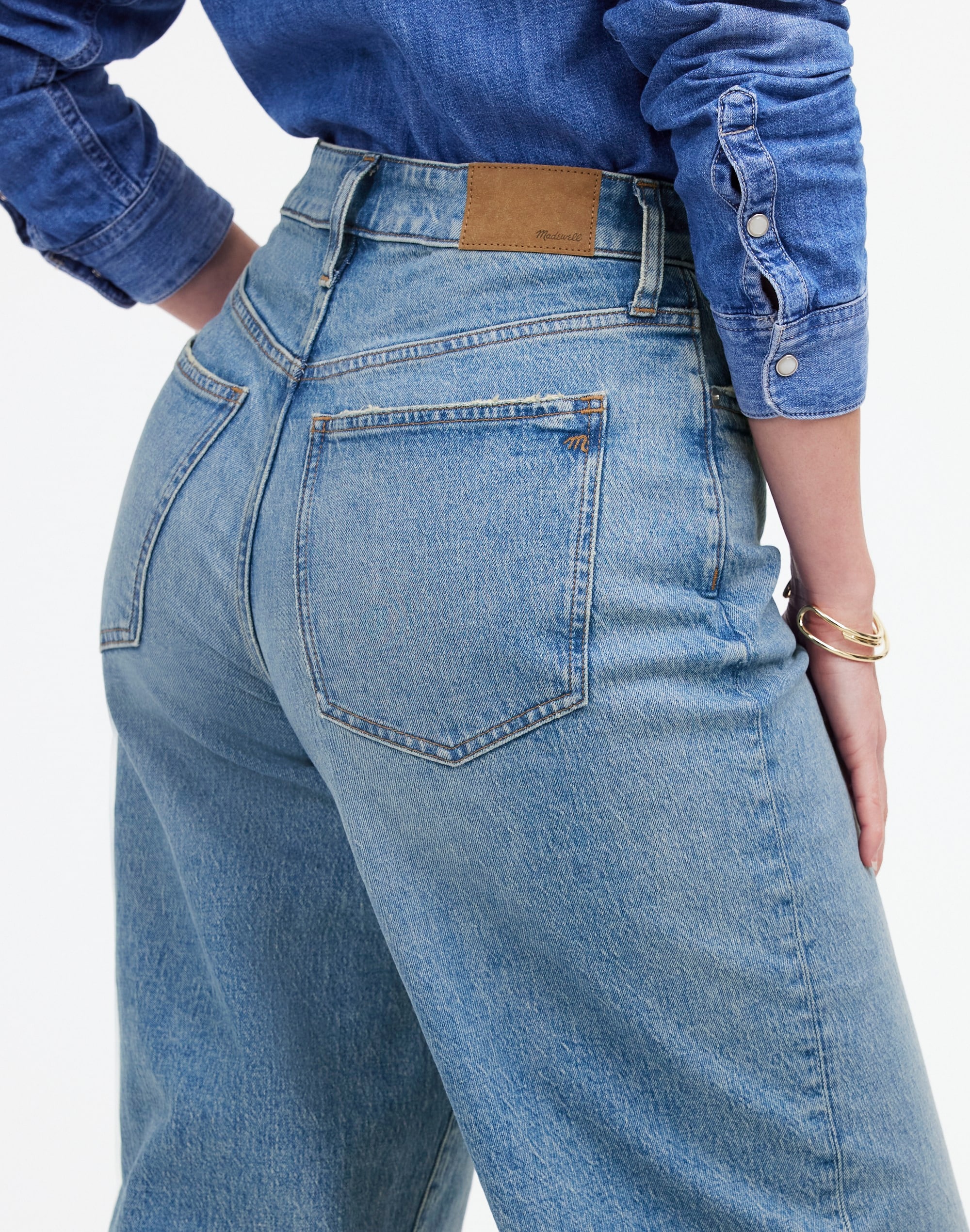 The Petite Curvy Perfect Vintage Wide-Leg Jean | Madewell